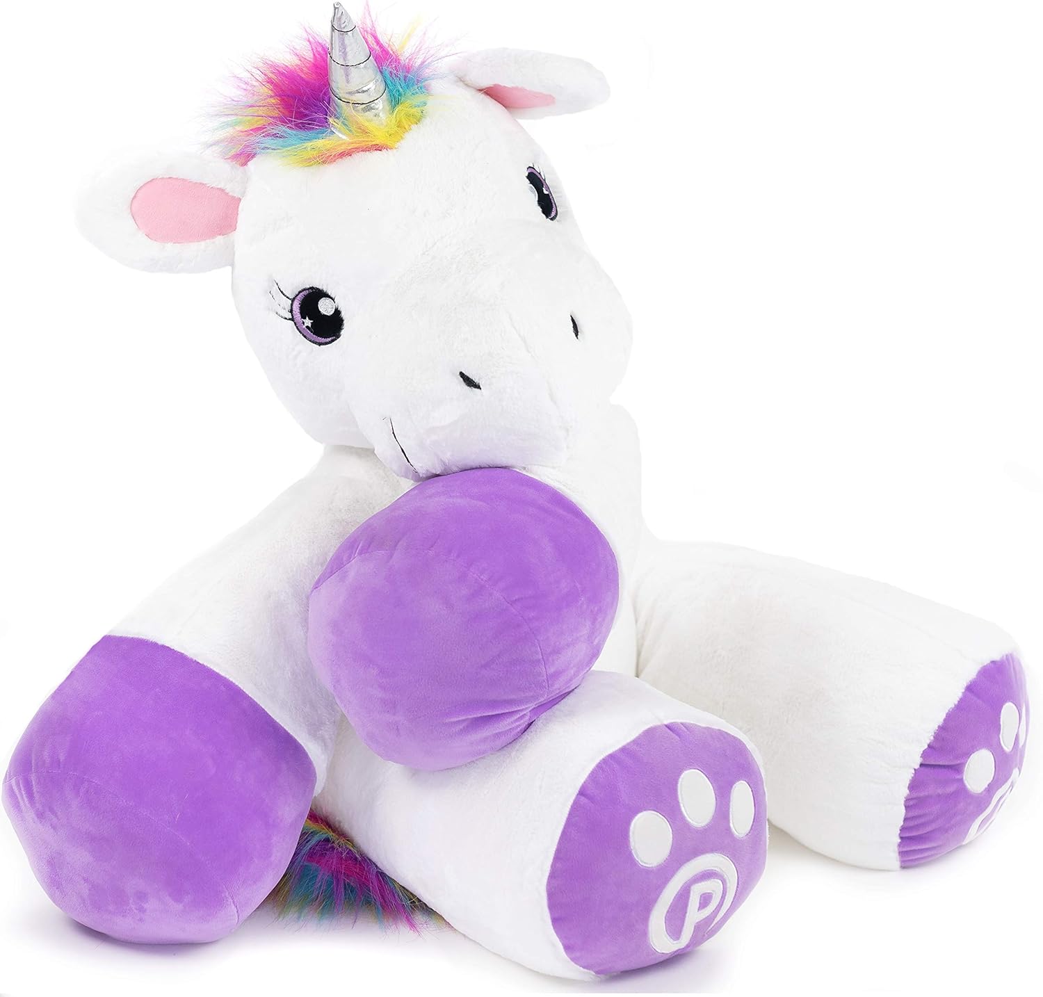 Plushible Poppy The Unicorn Stuffed Animal, 44inch Plush Unicorn Toy for Girls & Boys - Machine Washable Plush, Soft Stuffed Animal Toy, Gift's Day Gift for All