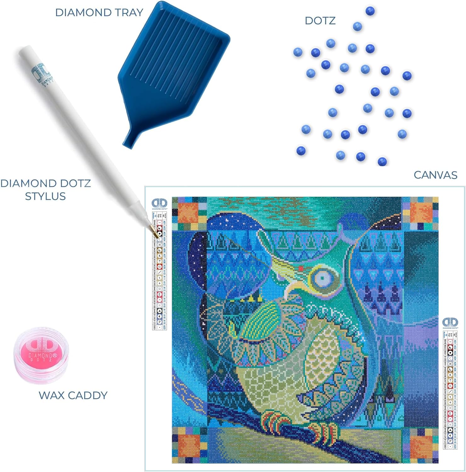 DIAMON DOT India Ow Diamon Paintin Kit fo Adult Diamon Ar Kit Relaxin Creativ Craf Ki wit Dot Gem 24.4x24.4