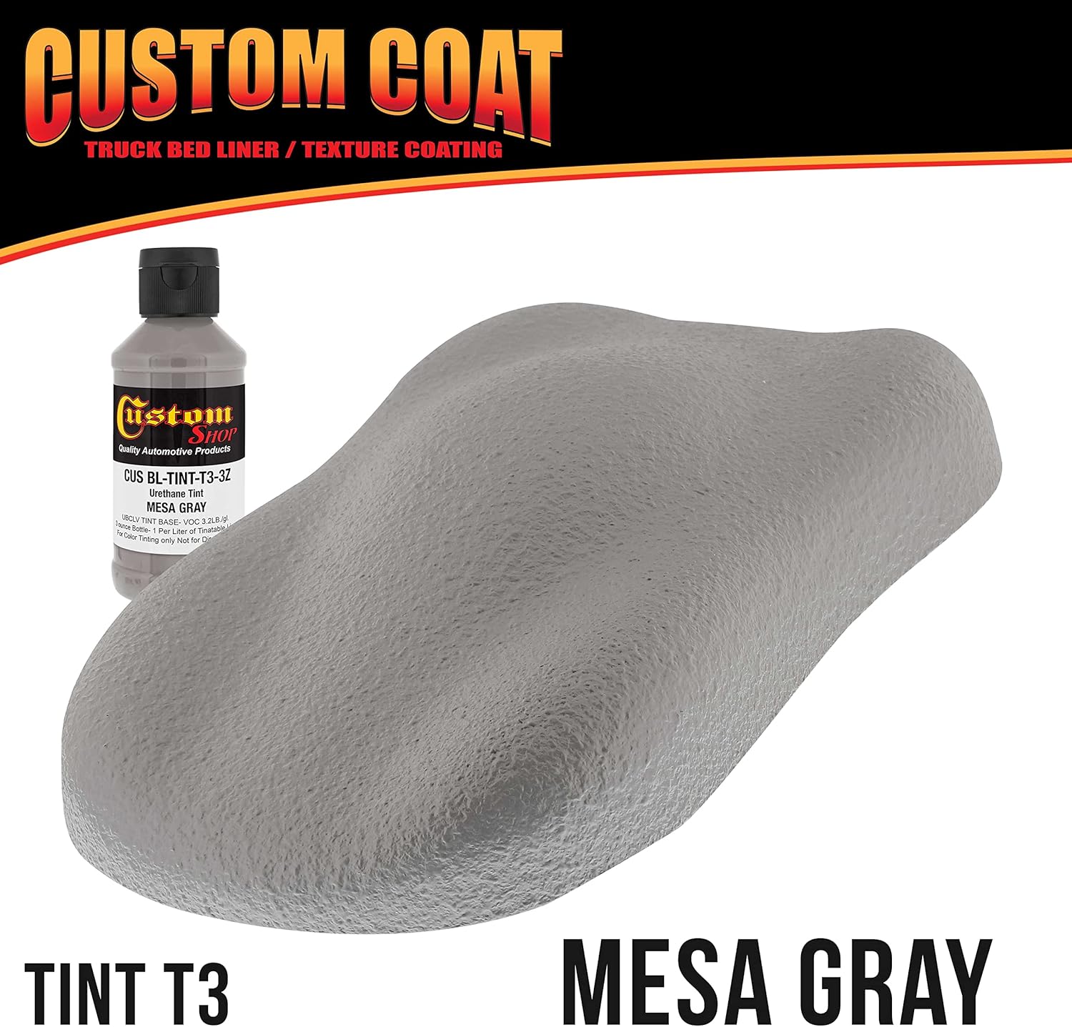 Custo Coa Mes Gra Gallo Urethan Roll-On Brush-O o Spray-O Truc Be Line Ki wit Rolle an Brus Applicato Ki Eas Mixin Durabl Texture Ca Aut Protectiv Coating
