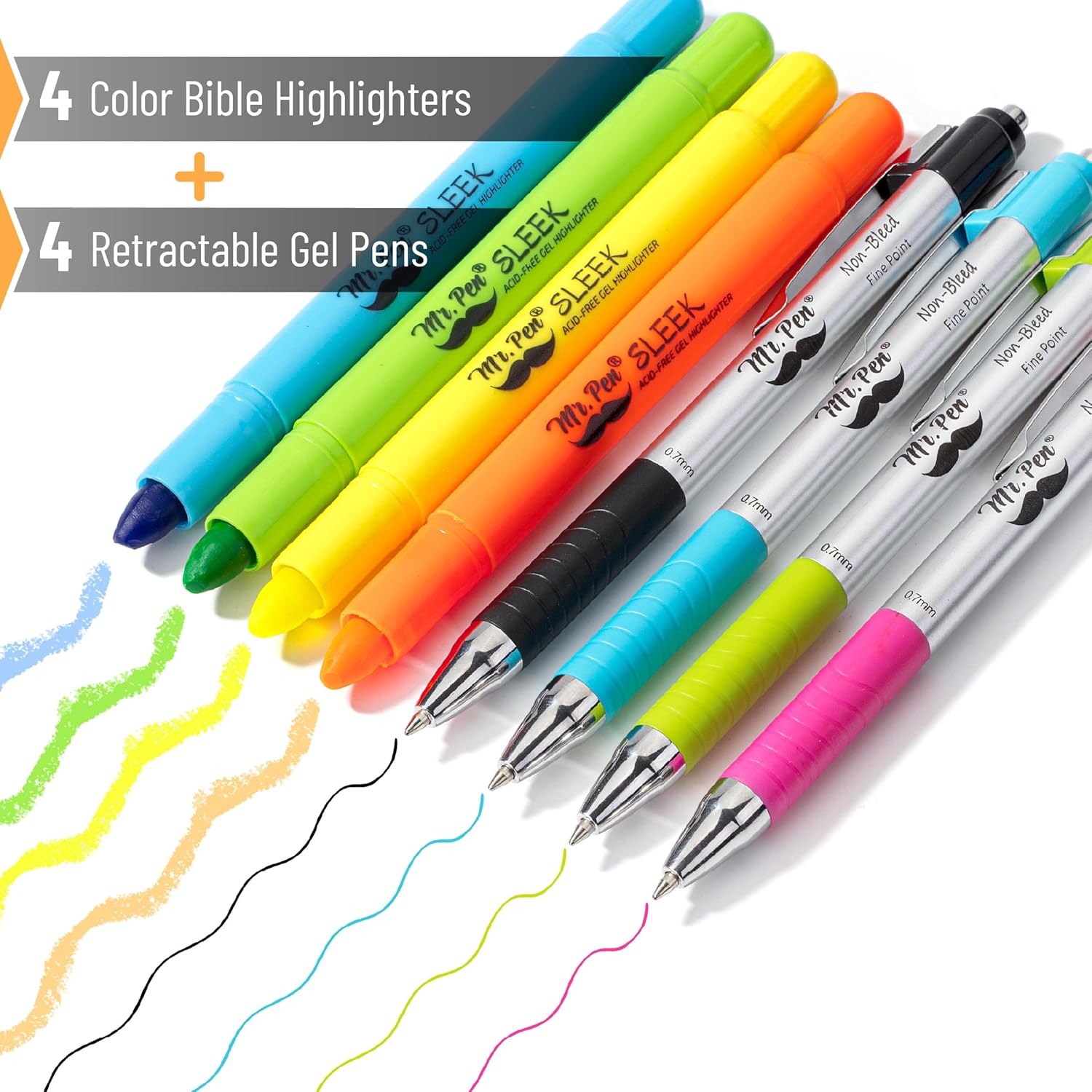 Bibl Highlighter an Pen N Bleed Pack Journalin Kit Ge Highlighters/Marker Stud Kit Christia Gifts