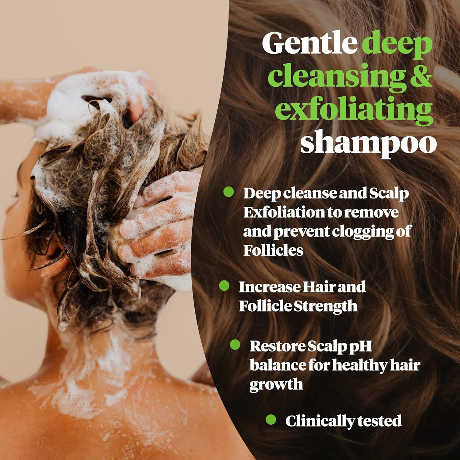 Reviv3 Procare PREP Cleanser Shampoo Clinically Tested Hair and Scalp Care Anti-Thinning and Fine Hair Cleansing Shampoo Color Safe All Hair Types For Women and Men