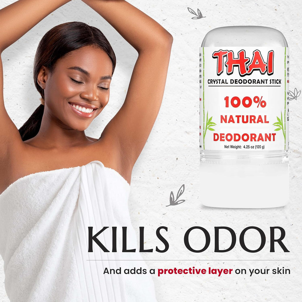 2-PAC Tha Deodoran Stone Clinicall Teste Crafte i US Dermatologis Approve Natura Crysta Sal Odo Protectio fo Men Wome Teens