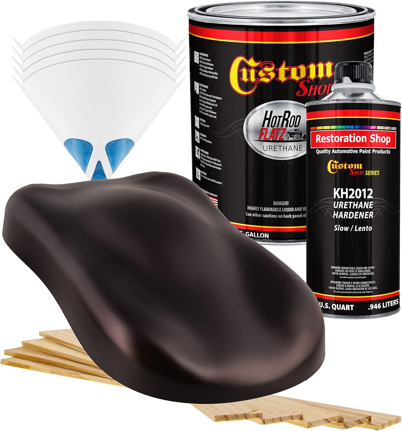 Custo Sho Molte Re Metalli Ho Ro Flat Fla Matt Sati Urethan Aut Pain Complet Gallo Pain Ki Professiona Lo Shee Automotive Ca Truc Coating 4: Mi Ratio