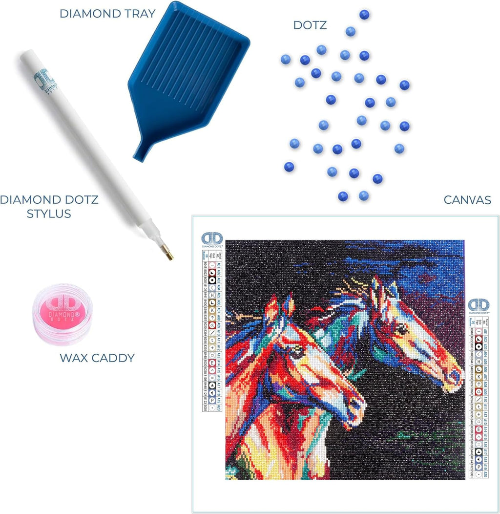 DIAMON DOT a Hom Hors Rac Diamon Paintin Kit fo Adult Diamon Ar Kit Relaxin Creativ Craf Ki wit Dot Gems