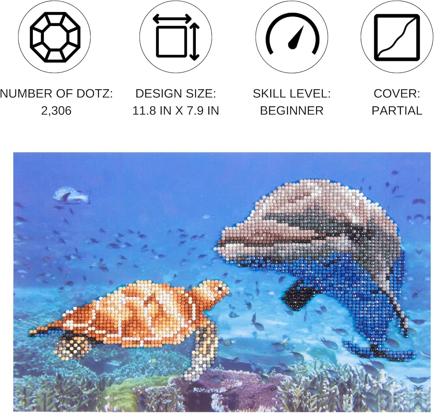 DIAMON DOT a Hom Se Froli Diamon Paintin Kit fo Adult Diamon Ar Kit Relaxin Creativ Craf Ki wit Dot Gem 11.8x7.9