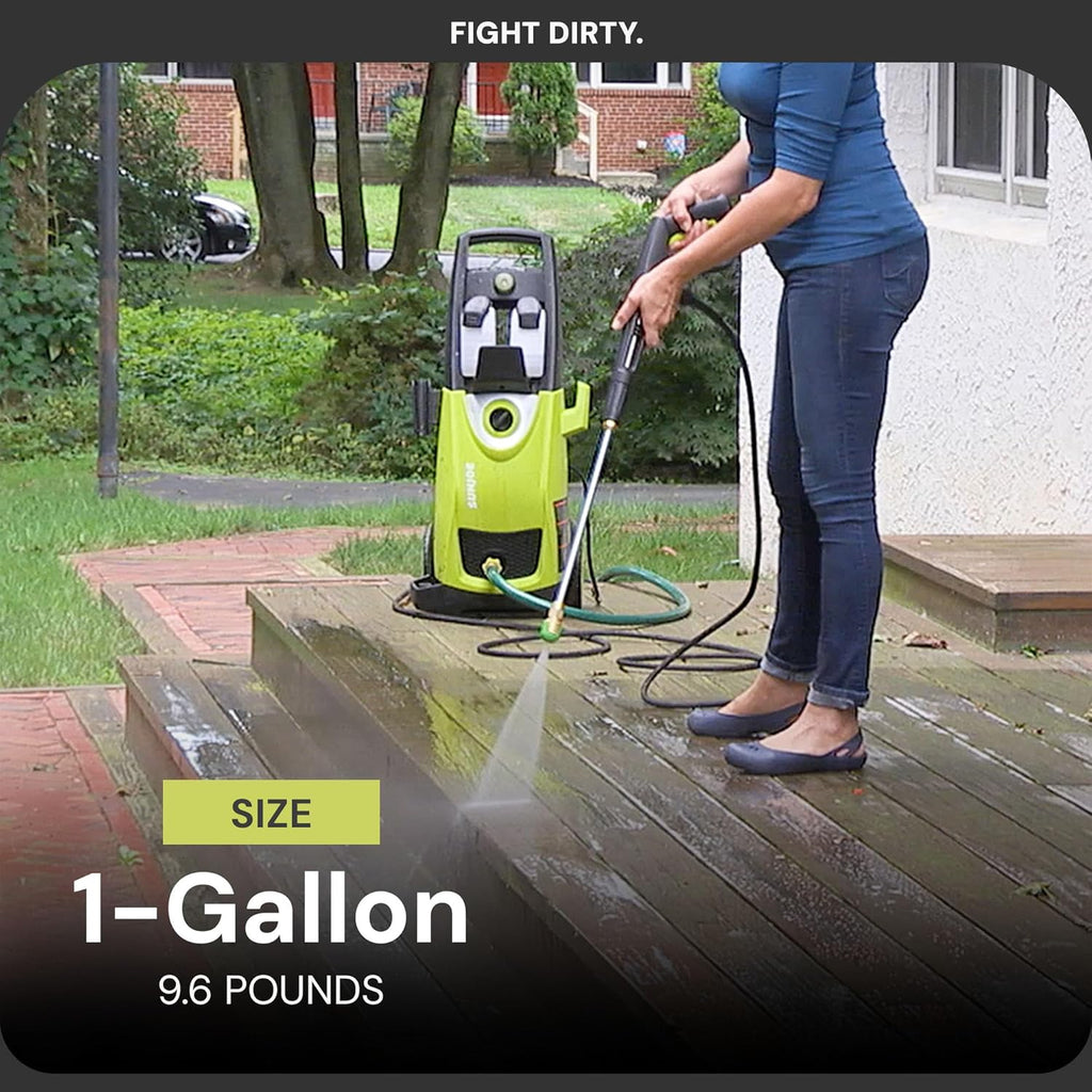 Sun Joe House and Deck All-Purpose Pressure Washer, Concentrated Cleaner Detergent, Citrus Scent, 1 Gallon - Cleaning Solution for Home, Garage, Patio, Driveway, and Outdoor Surfaces, SPX-HDC1G