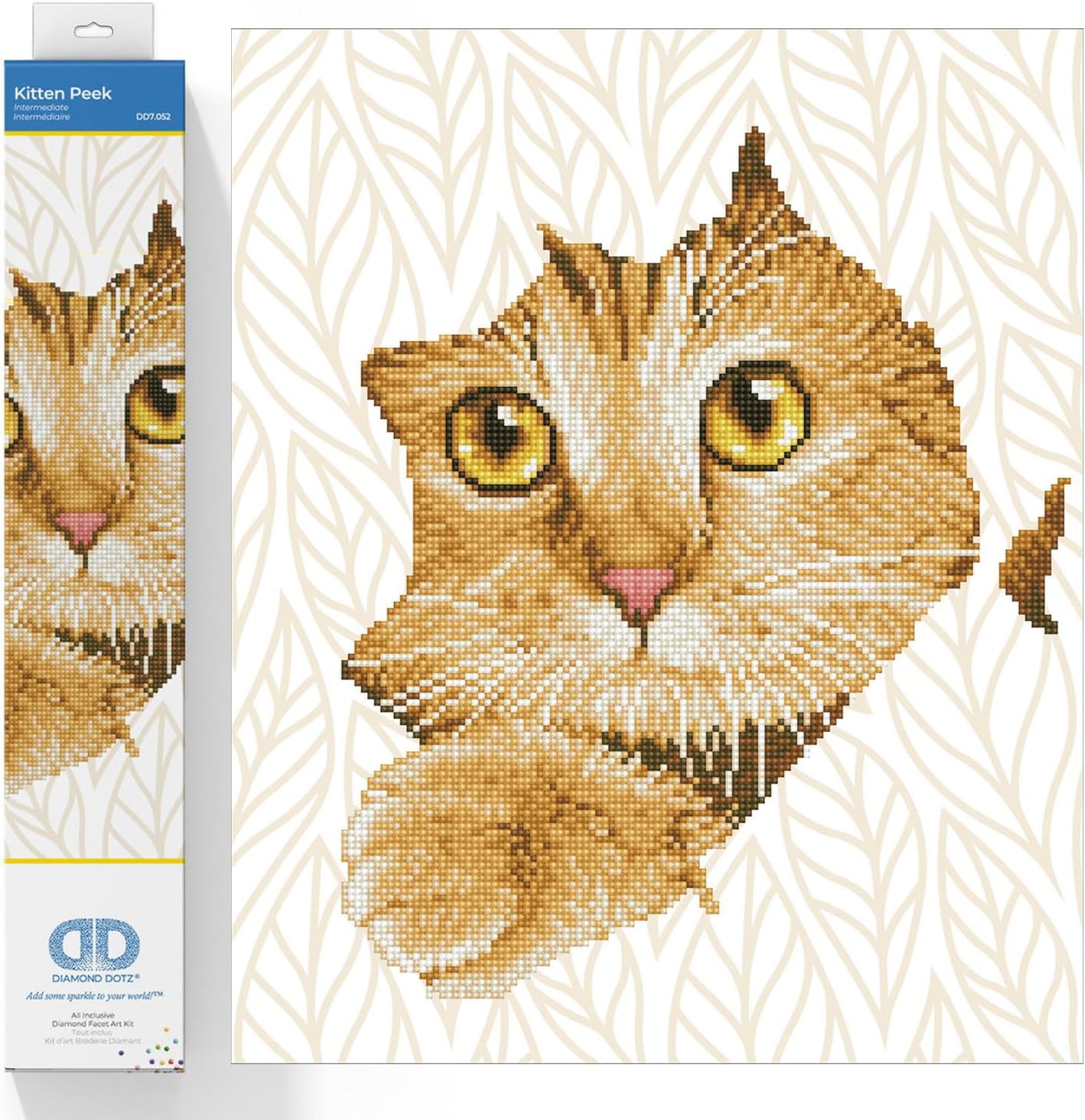 DIAMON DOT Kitte Pee Ca Diamon Paintin Kit fo Adult Diamon Ar Kit Relaxin Creativ Craf Ki wit Dot Gem 14inchx17inch