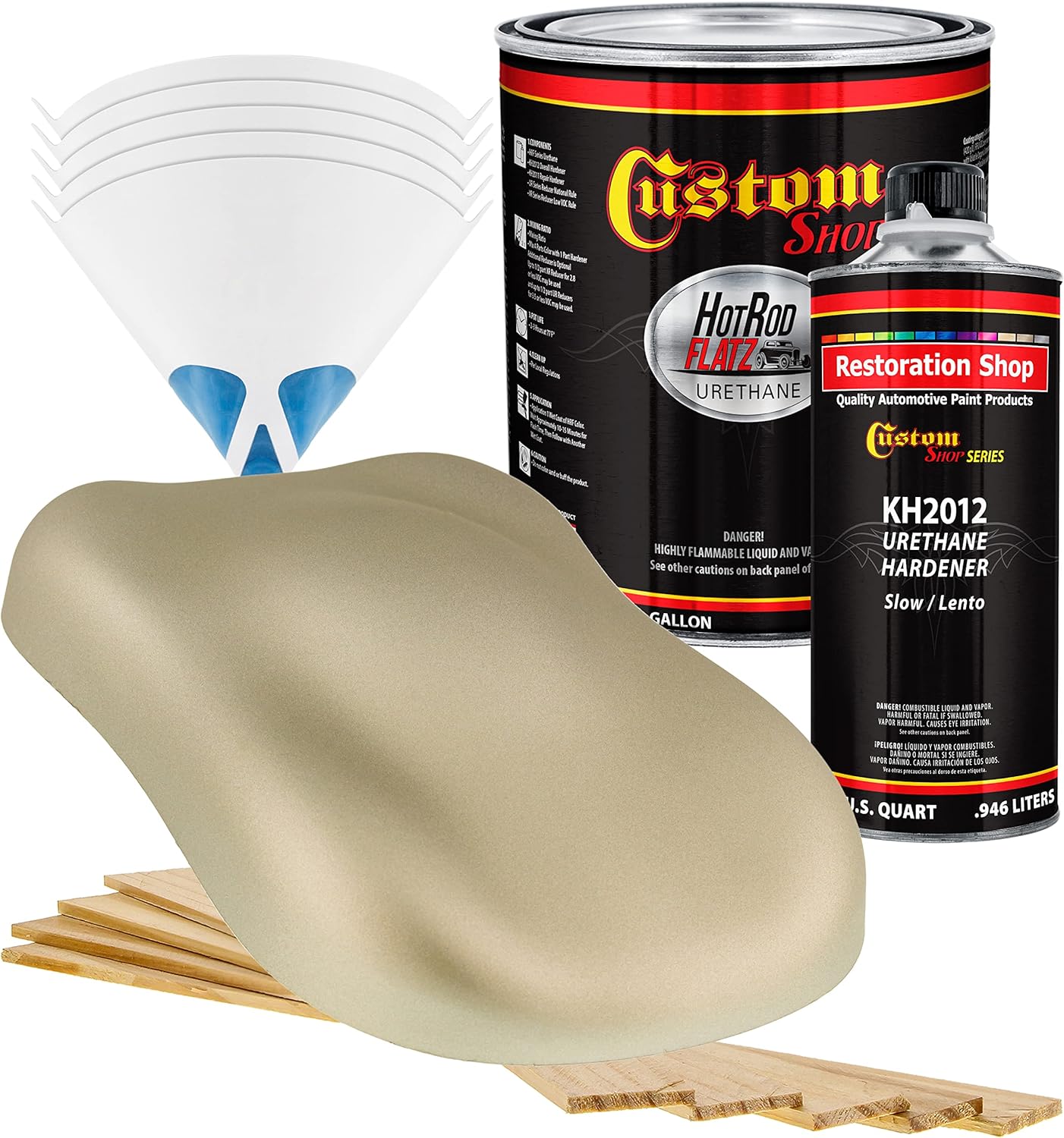 Custo Sho Antiqu Bronz Metalli Ho Ro Flat Fla Matt Sati Urethan Aut Pain Complet Gallo Pain Ki Professiona Lo Shee Automotive Ca Truc Coating 4: Mi Ratio