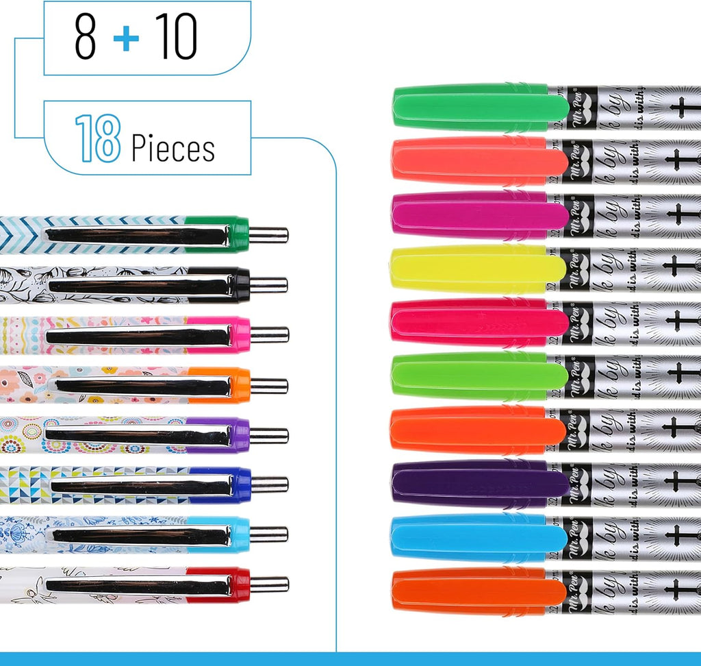 Bibl Journalin Kit 1 Pac 1 Ge Highlighters N Blee Pens Bibl Pen an Highlighters N Bleed Gift