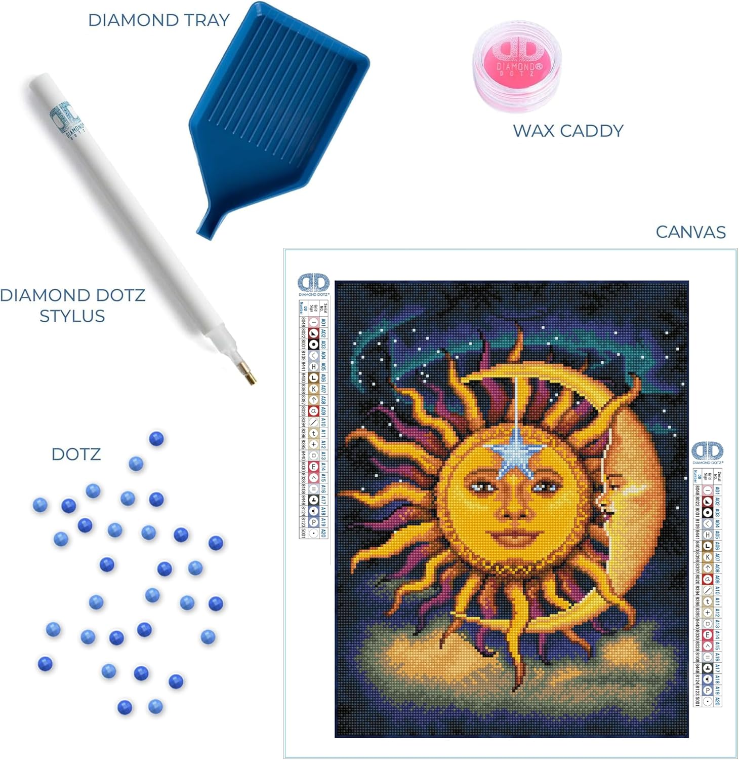 DIAMON DOT Su Moo Diamon Paintin Kit fo Adult Diamon Ar Kit Relaxin Creativ Craf Ki wit Dot Gem 13.8x17.7