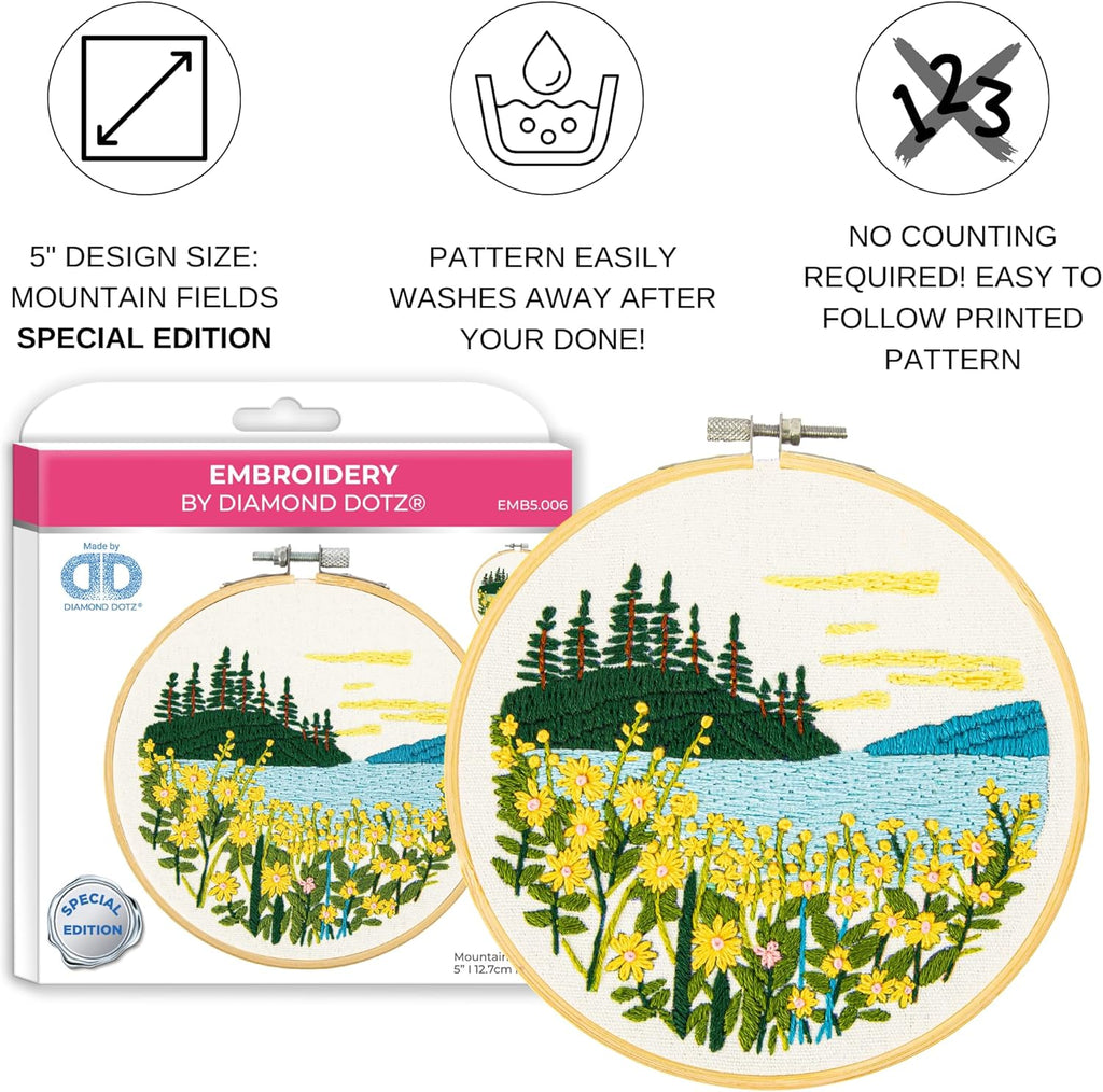 Diamon Dot Mountai Lak Embroider Ki 5.0inch