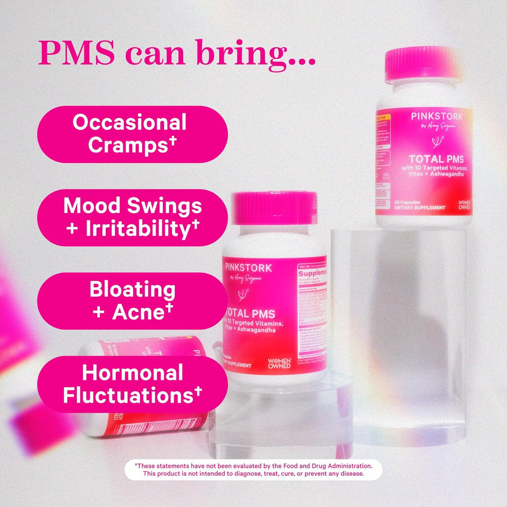Pin Stor PM Supplemen fo Wome Vitex Ashwagandha Mac Roo 1 Vitamin Mineral t Suppor Hormon Balance Mood Bloating Perio Regularit 6 Capsules