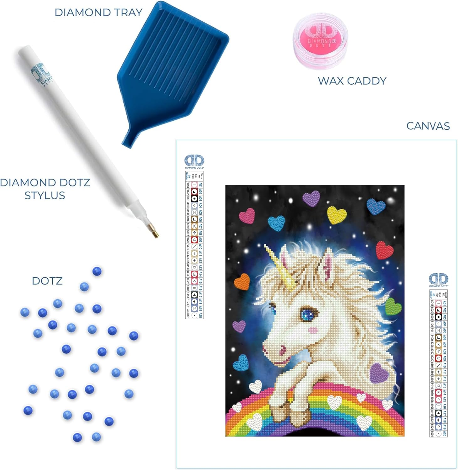 DIAMON DOT a Magica Unicor Diamon Paintin Kit fo Adult Diamon Ar Kit Relaxin Creativ Craf Ki wit Dot Gem 16.5inchx11.8inch