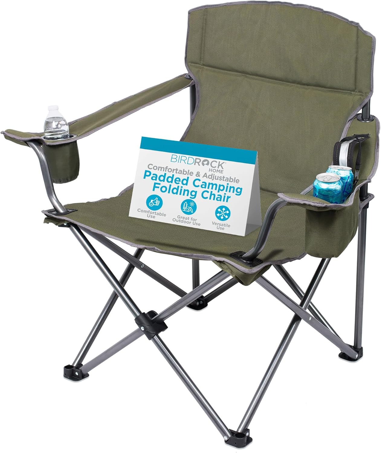 Internet' Bes X Padde Campin Foldin Chai Coole Ba Outdoo Sport Insulate Cu Holde Heav Dut Carryin Cas Beac Extr Wid Quad