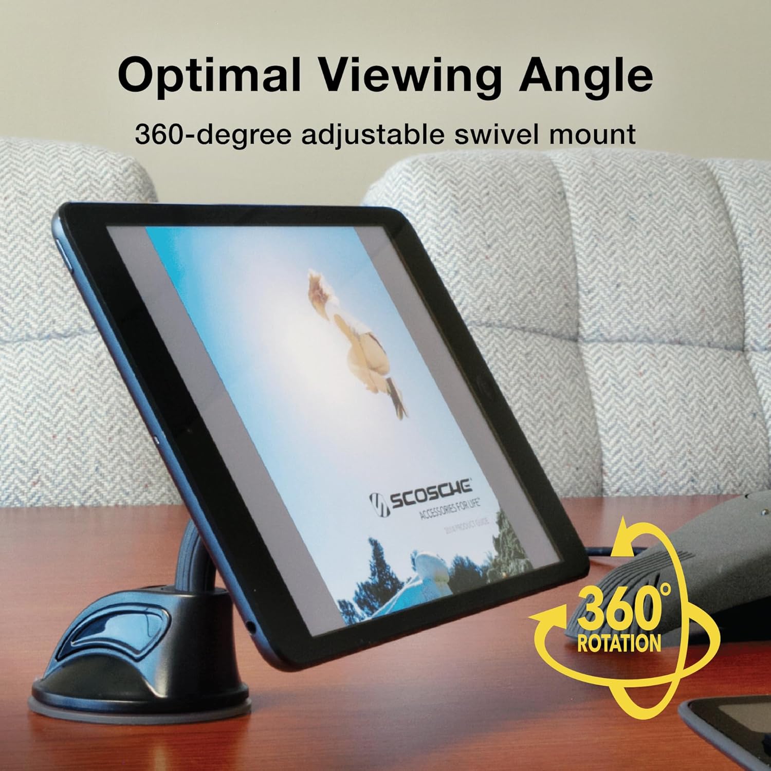 MagicMount Magnetic Car Phone Holder - Strong Magnet Mount for iPhone and Android - Secure Magnetic Cell Phone Mount for Window/Dash - Universal 360¡ã Adjustable Mobile Cellphone Holder