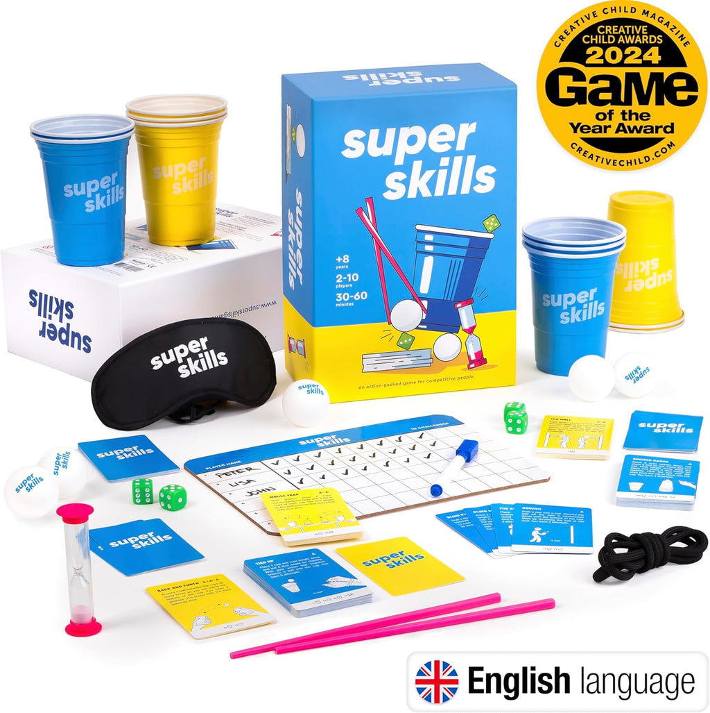Supe Skill Actio Gam fo Competitiv Peopl Bea You Friend a 12 Challenge Fu Grou Activit fo Famil Nigh o Part wit Kids Teen