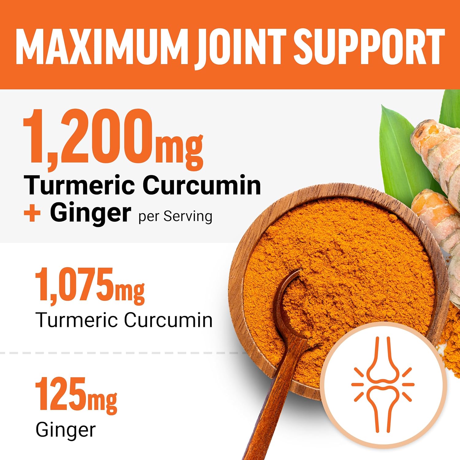 Force Factor Better Turmeric Maximum Joint Support, 1075mg Curcumin with Ginger to Support Mobility, Flexibility Comfort, Chews More Convenient Than Turmeric Gummies, Fruit Punch, 60 Soft Chews