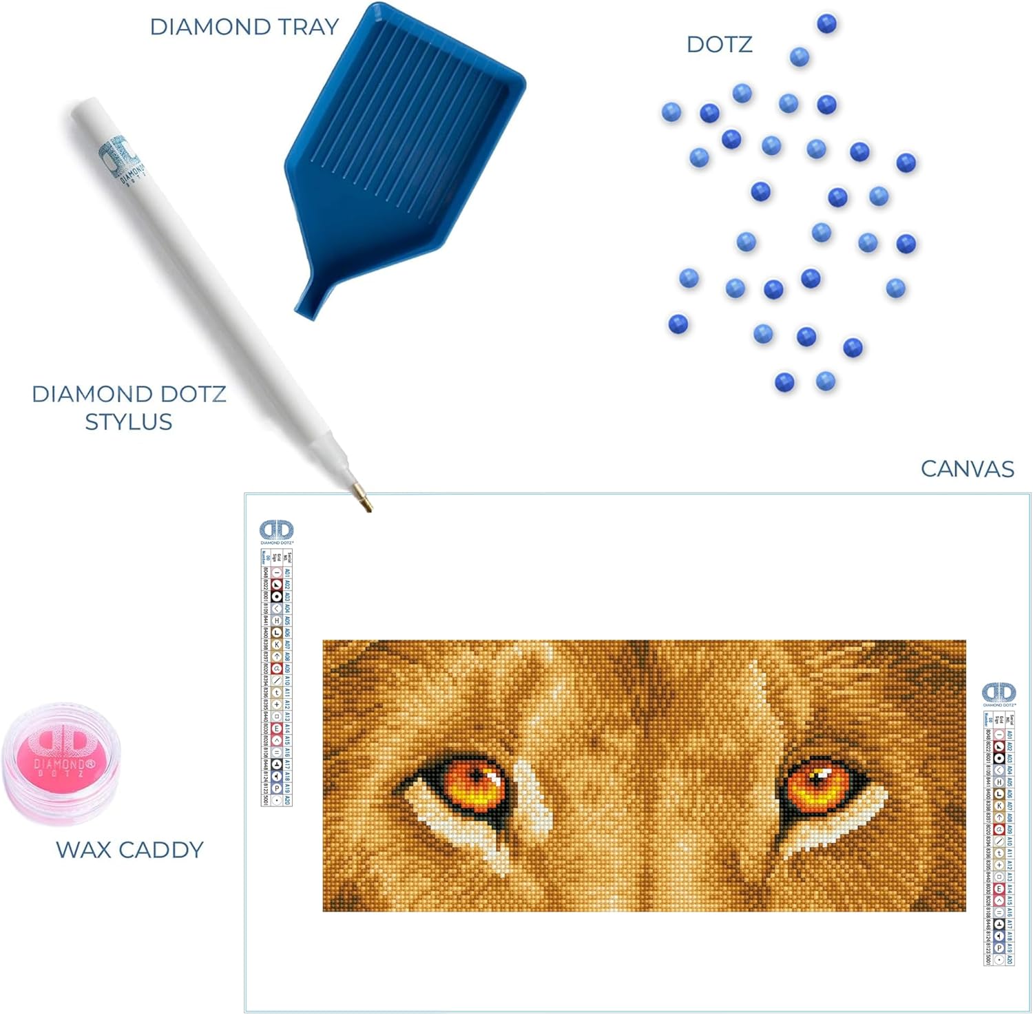 DIAMON DOT Lio Sp Anima Diamon Paintin Kit fo Adult Diamon Ar Kit Relaxin Creativ Craf Ki wit Dot Gem 7.1inchx16.5inch