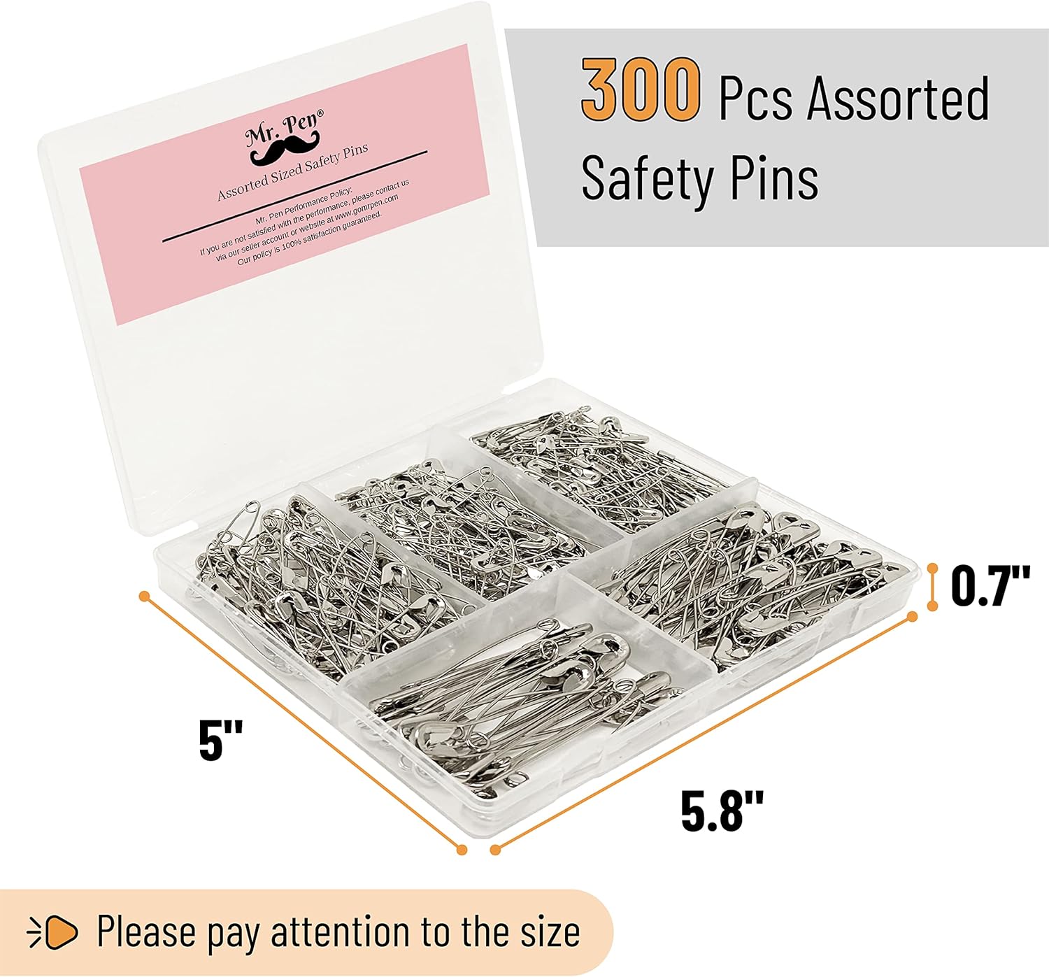 Safet Pin an Elasti Ban fo Sewing