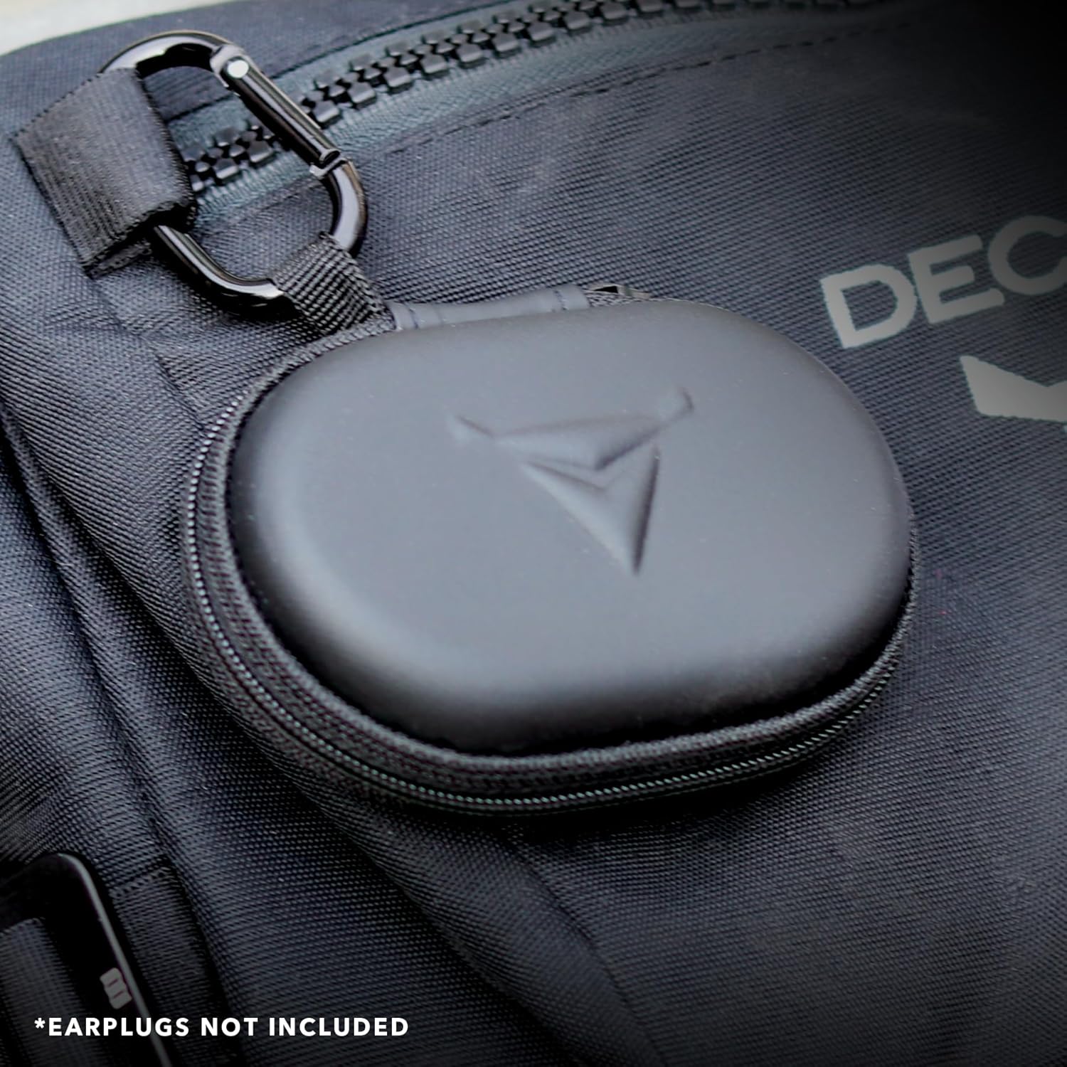 Decibull Zippe Headphone Carryin Case Perfec fo Earphone an Earplug (Black)