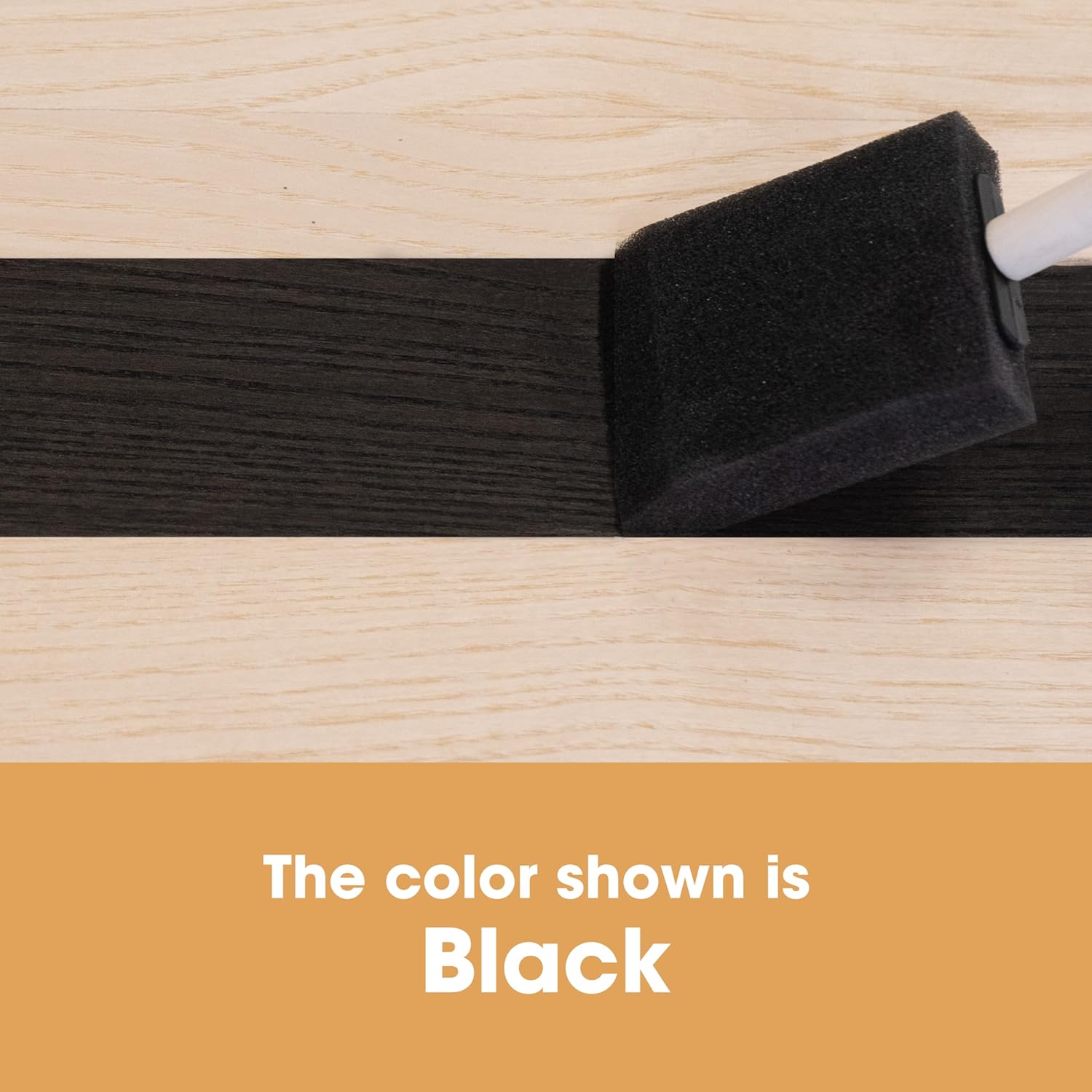 Furniture Clinic Wood Stain | Black | Water Based | Fast Drying, Low Odor, Non-Toxic | For Indoor Outdoor Furniture and More | Multiple Finishes | (17oz / 500ml)