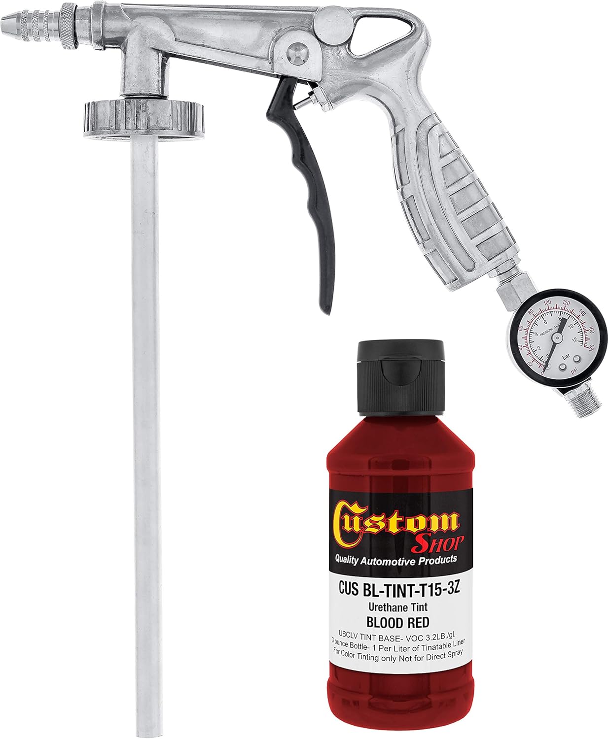 Custo Sho Bloo Re Urethan Spray-O Truc Be Line Ki an Custo Coa Spra Gu wit Regulator Liters