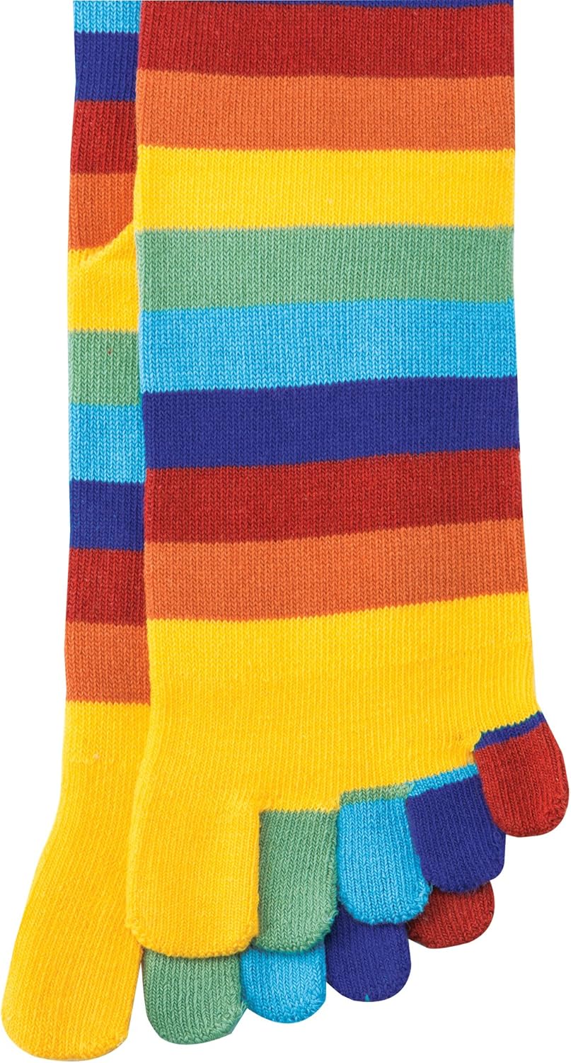 Th Parago Rainbo Stripe To Sock Pai Colorfu Stripe Patter Comfor Novelt Styl Footwear