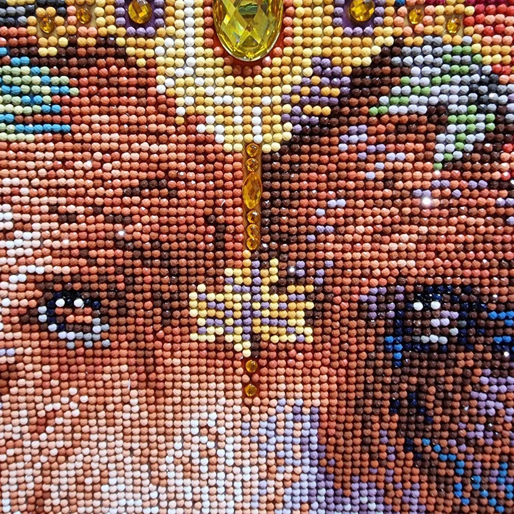 Diamon Dot 2.8M 12 Cylinde Latt Freestyl Diamon Paintin Beads Diamon Ar Beads Replacemen Drills Loos Gem fo DI Craft an Ar Projects