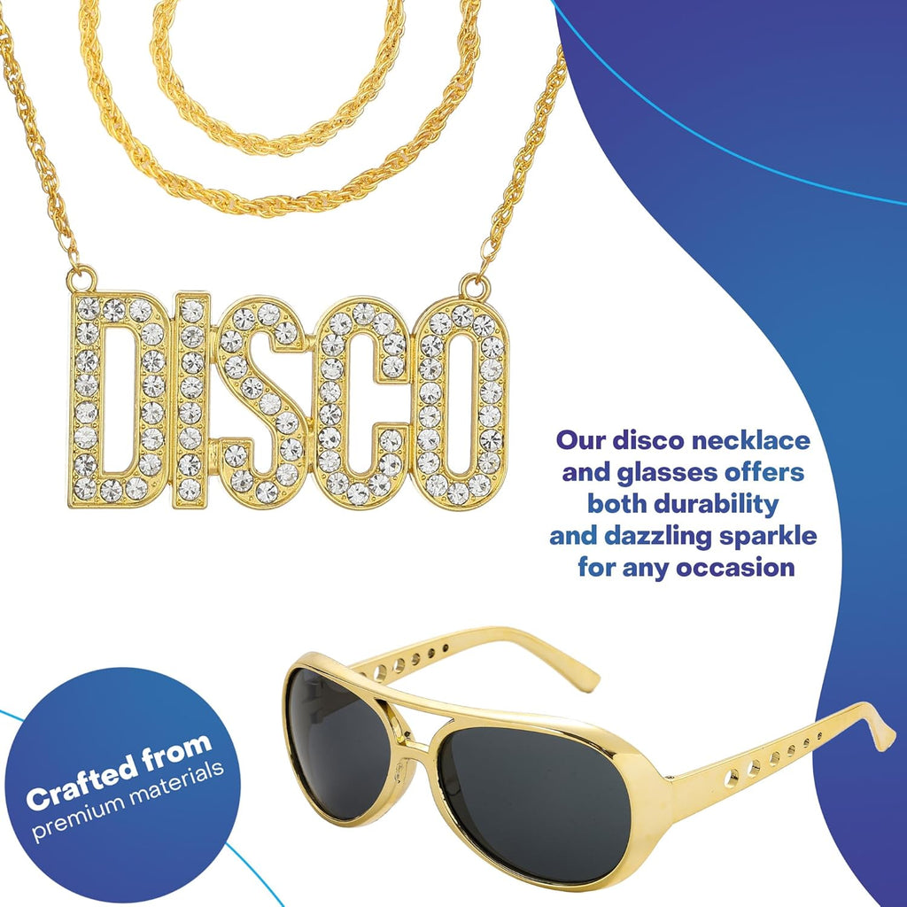 Rave Envy Disco Ball Earrings for Women - 70's Halloween Disco Outfits Costume Accessories For Men - Choice of Color