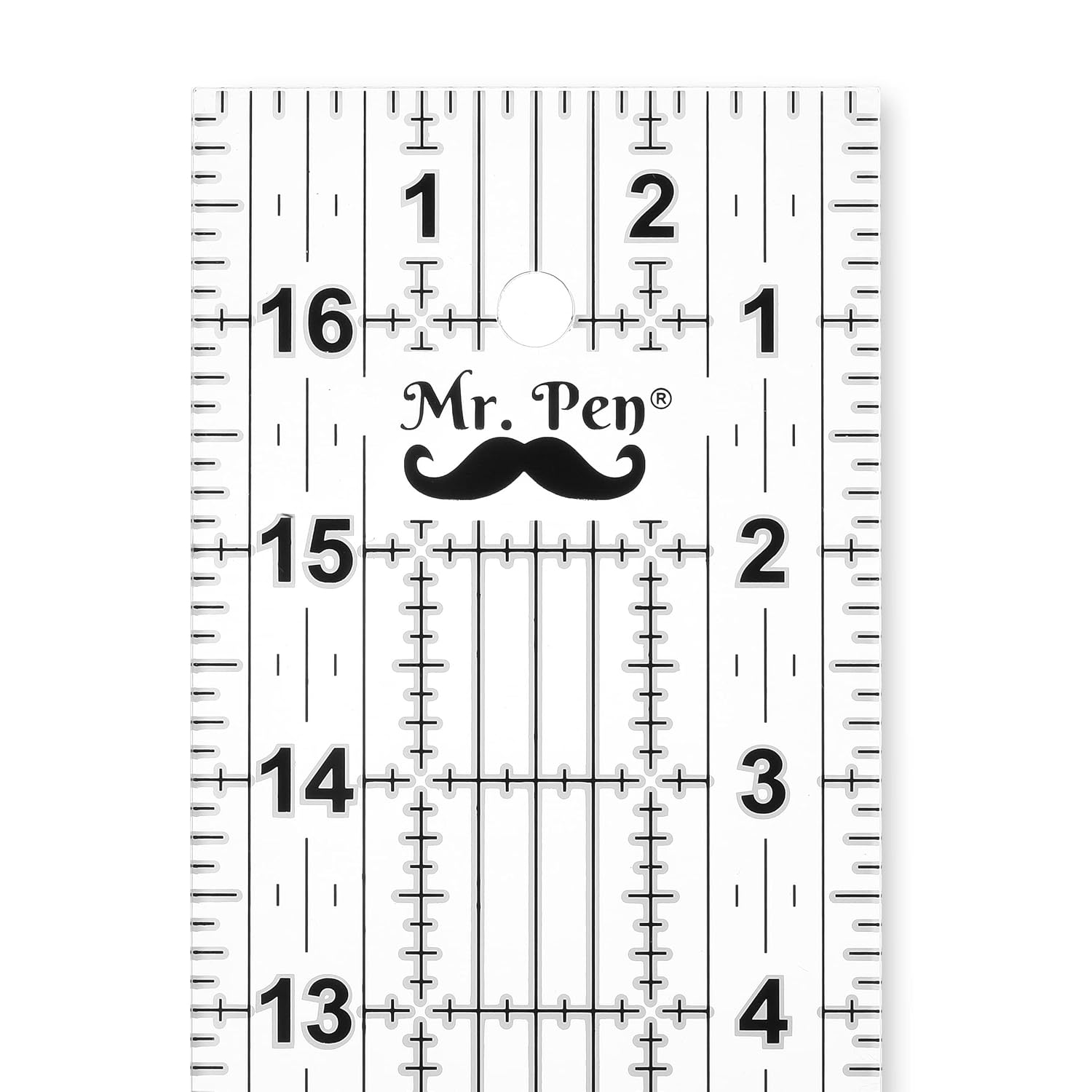 Sewin Ruler x1 Inch Acryli Quiltin Cuttin Ruler Non-Slip Sewin Supplies