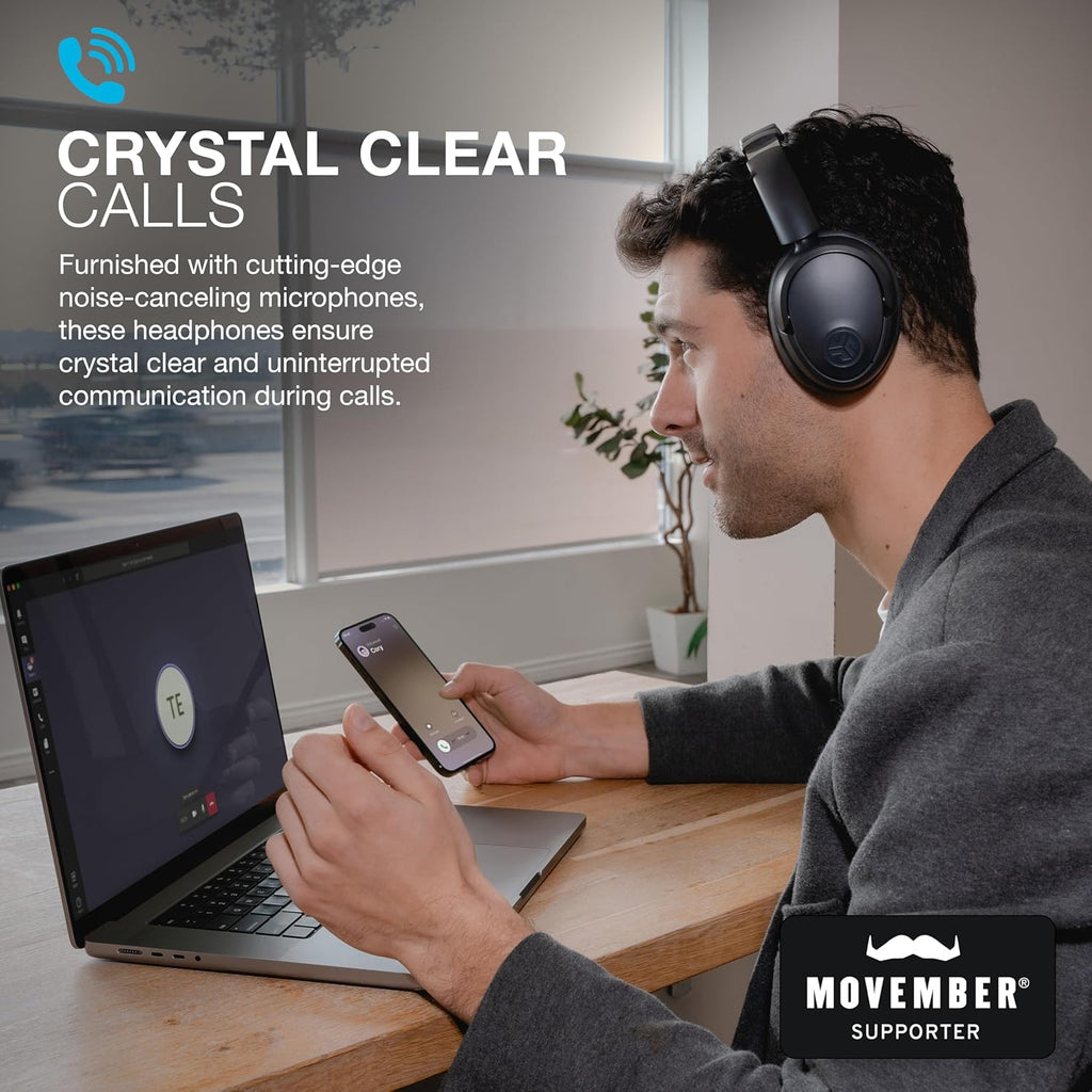 Lux ANC Wireless Headphones, Graphite, Hybrid Active Noise Cancelling, Customizable Sound, Spatial Audio Compatible, Premium Over-Ear Bluetooth Headset