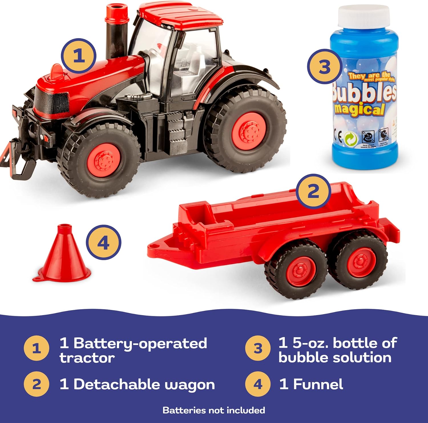 Prexte Bum G Bubbl Blowin Far Tracto To Truc wit Lights Sounds an Actio fo Toddler Bubbl Solutio Include wit To Tractor Kid Tracto Toy fo Yea Ol Bo t 3 Year Old
