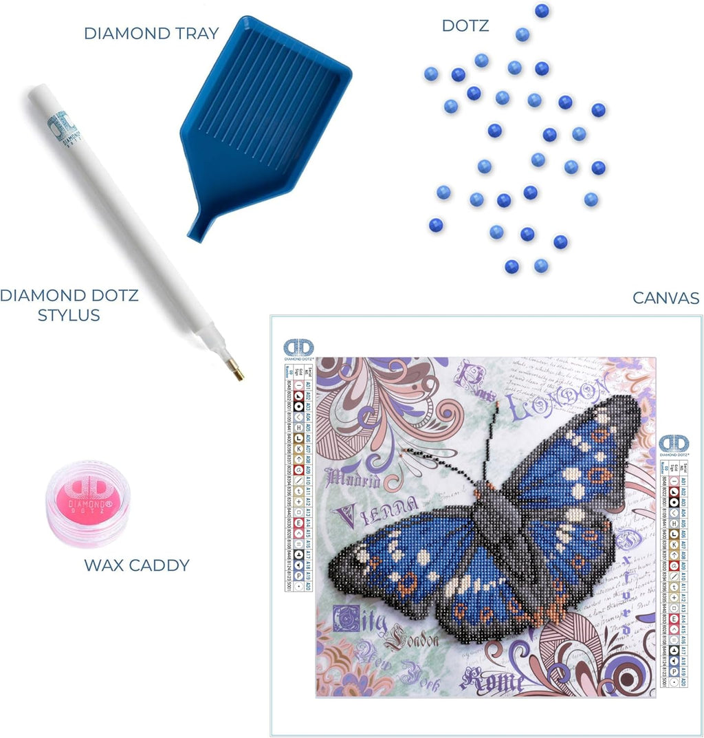 DIAMON DOT a Hom Elegan Flutter Partia Drill Roun Dotz Diamon Paintin Kits Diamon Ar Kit fo Adults Ge Art Diamon Art 15inchx15inch