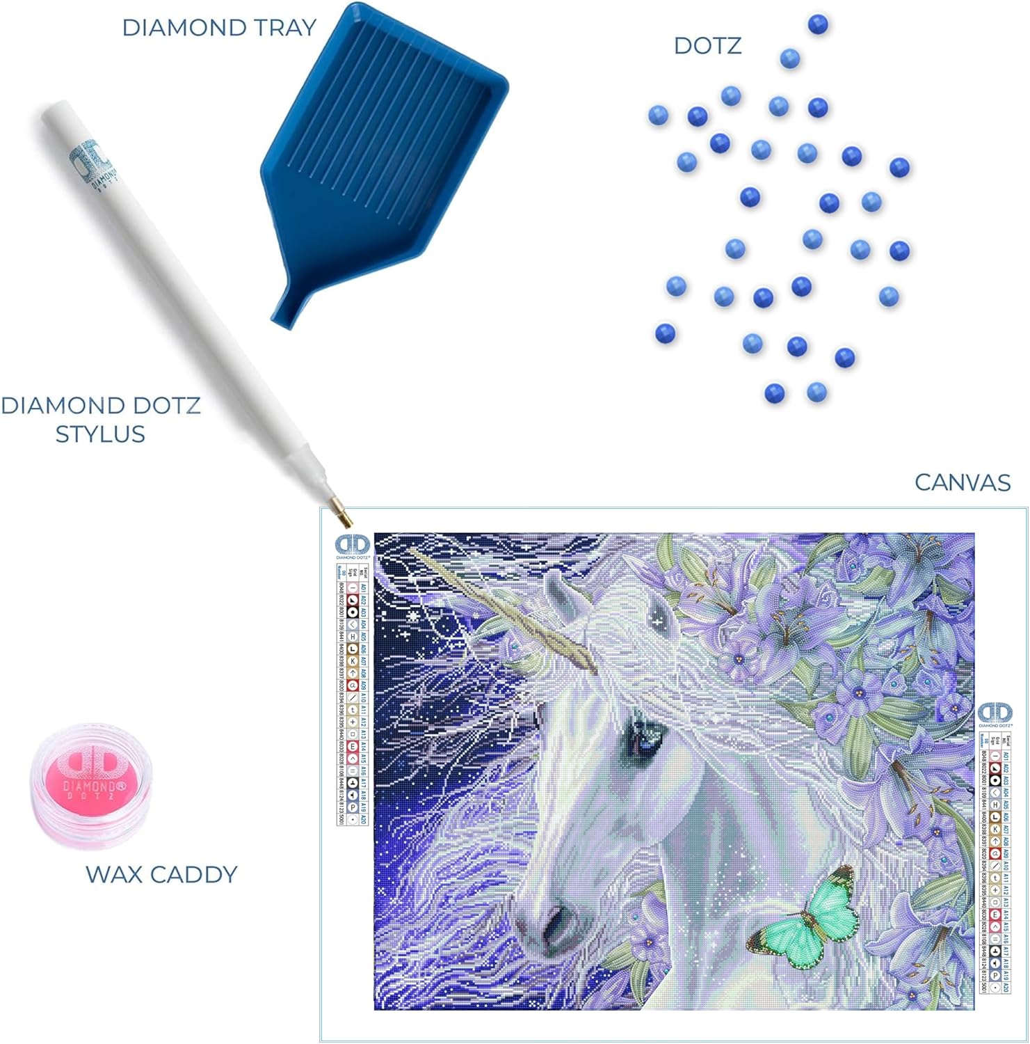 DIAMON DOT Lillicor Unicor Diamon Paintin Kit fo Adult Diamon Ar Kit Relaxin Creativ Craf Ki wit Dot Gem 26.4inchx33inch