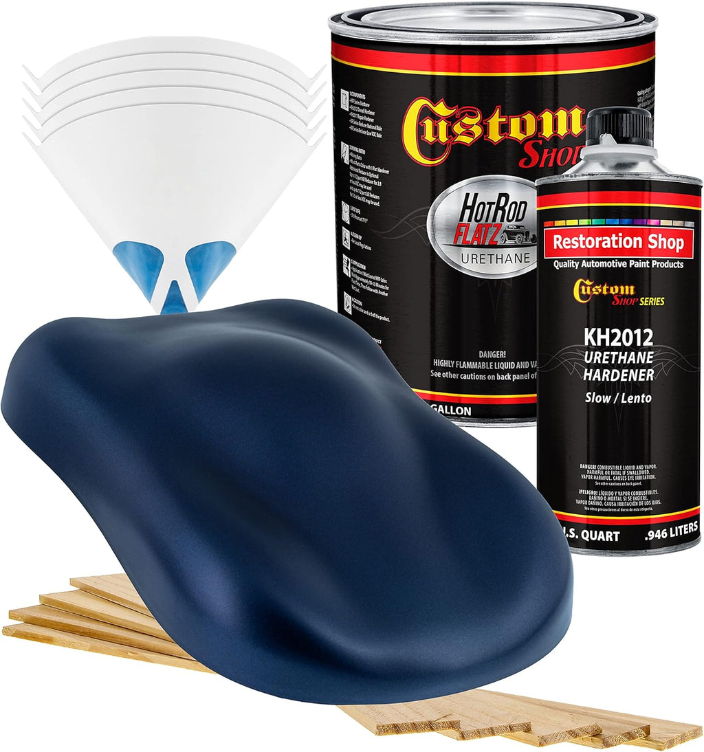 Custo Sho Moonligh Driv Blu Metalli Ho Ro Flat Fla Matt Sati Urethan Aut Pain Complet Gallo Pain Ki Professiona Lo Shee Automotive Ca Truc Coating 4: Mi Ratio
