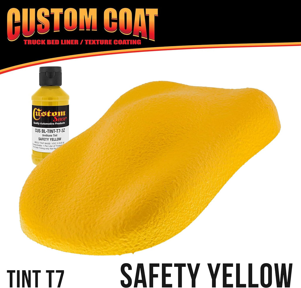 Custo Coa Safet Yello Gallo Urethan Roll-On Brush-O o Spray-O Truc Be Line Ki wit Rolle an Brus Applicato Ki Eas Mixin Durabl Texture Ca Aut Protectiv Coating