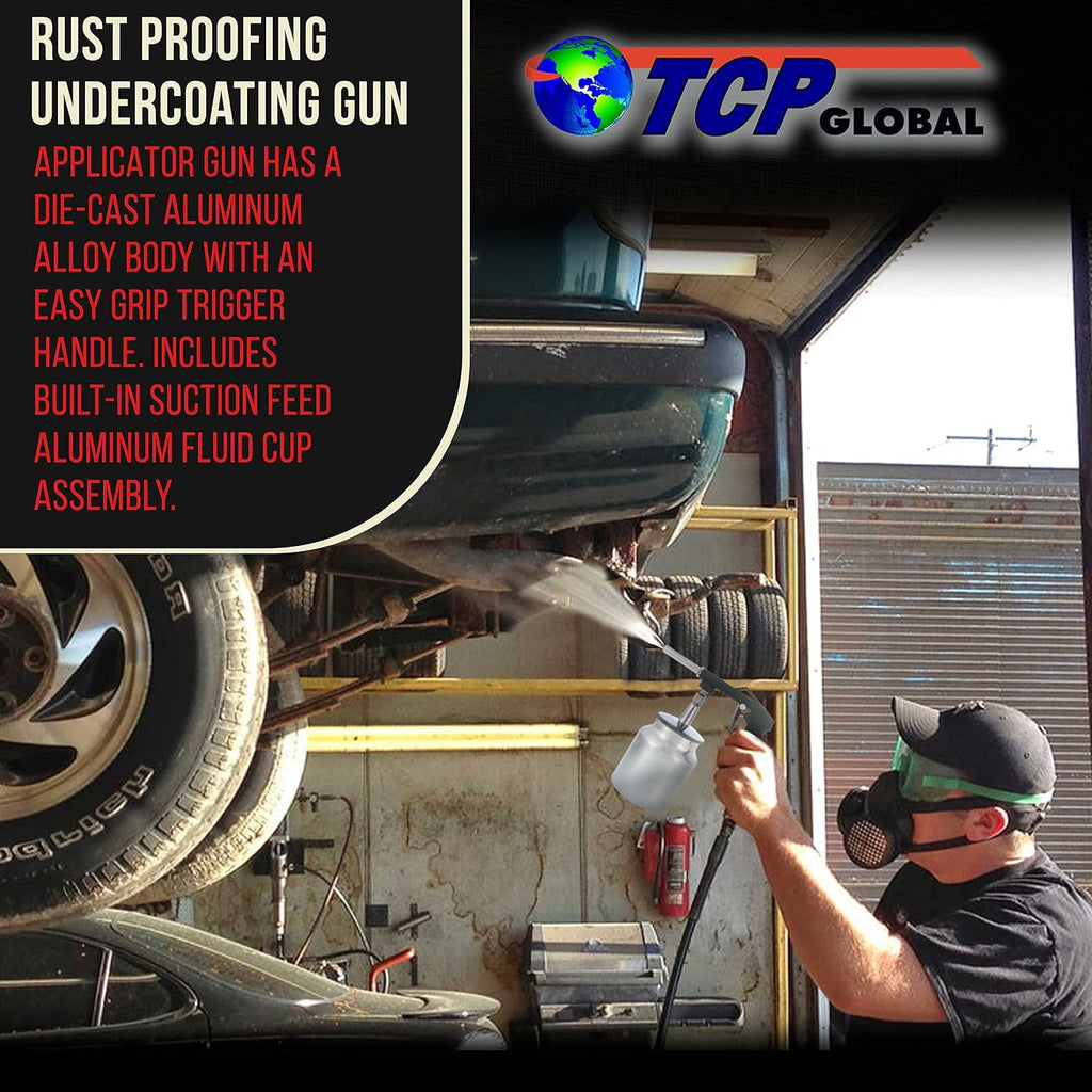 TC Globa Ai Undercoatin Spra Gu wit Suctio Fee Cu Pneumati Automotiv Spraye fo Applyin Sprayabl Be Line Coating Rubberize Truc Undercoating Rus Proofing Chi Guar Paint