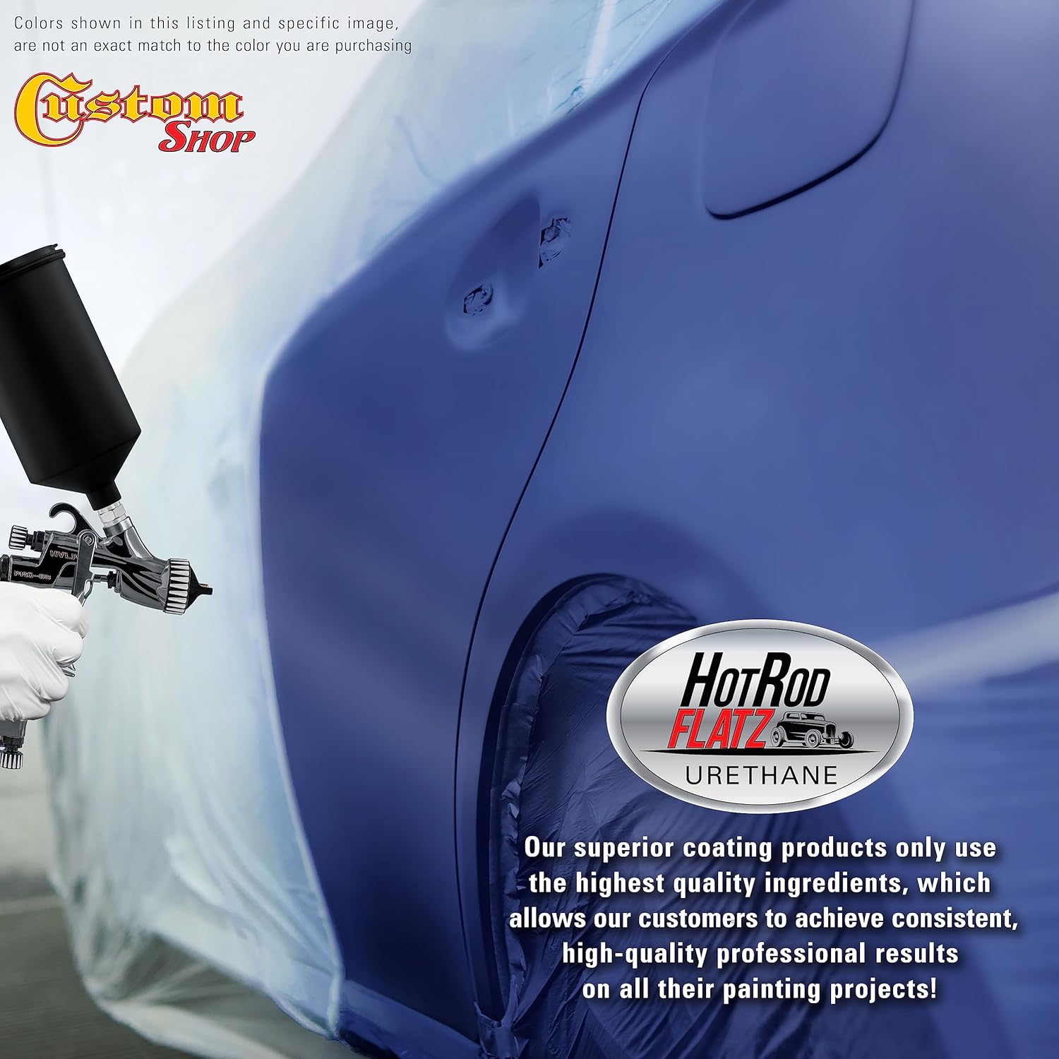 Custo Sho Cobal Blu Firemis Ho Ro Flat Fla Matt Sati Urethan Aut Pain Complet Gallo Pain Ki Professiona Lo Shee Automotive Ca Truc Coating 4: Mi Ratio
