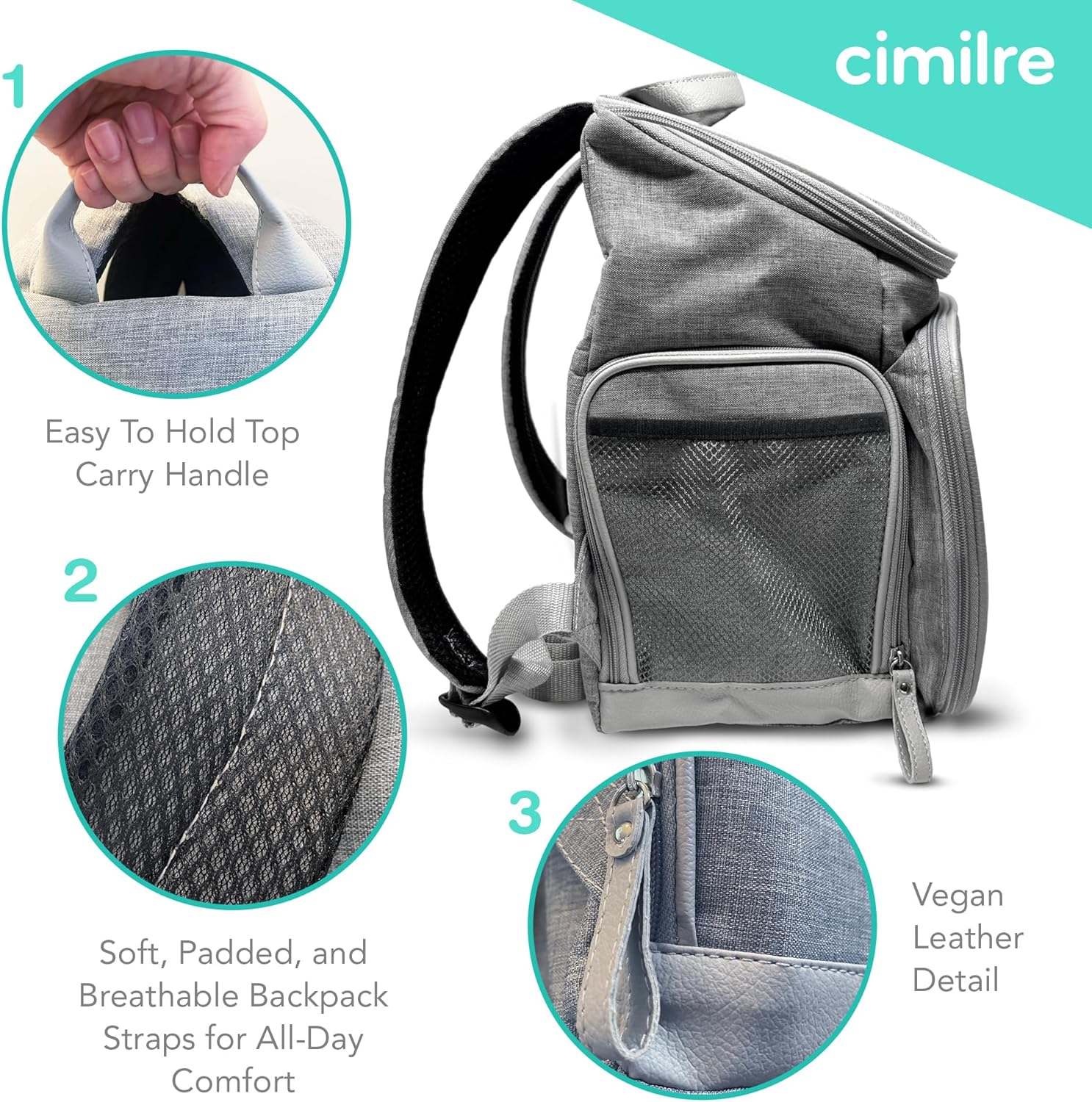 Journe Breas Pum Backpack Stylis Functiona Breas Pum Ba wit Plent o Pocket Collapsibl Compartments Easil Fit You Breas Milk Pump Accessorie More 13  12 W