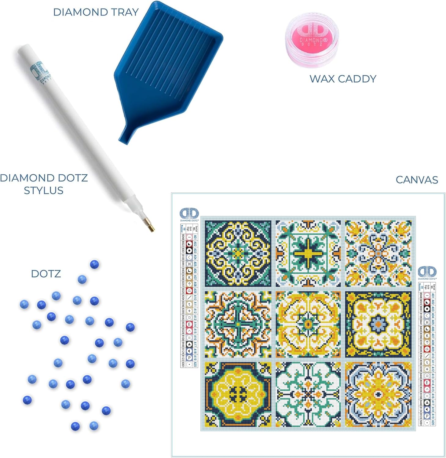 DIAMON DOT Mesmerisin Til Diamon Paintin Kit fo Adult Diamon Ar Kit Relaxin Creativ Craf Ki wit Dot Gem 16.5x16.5