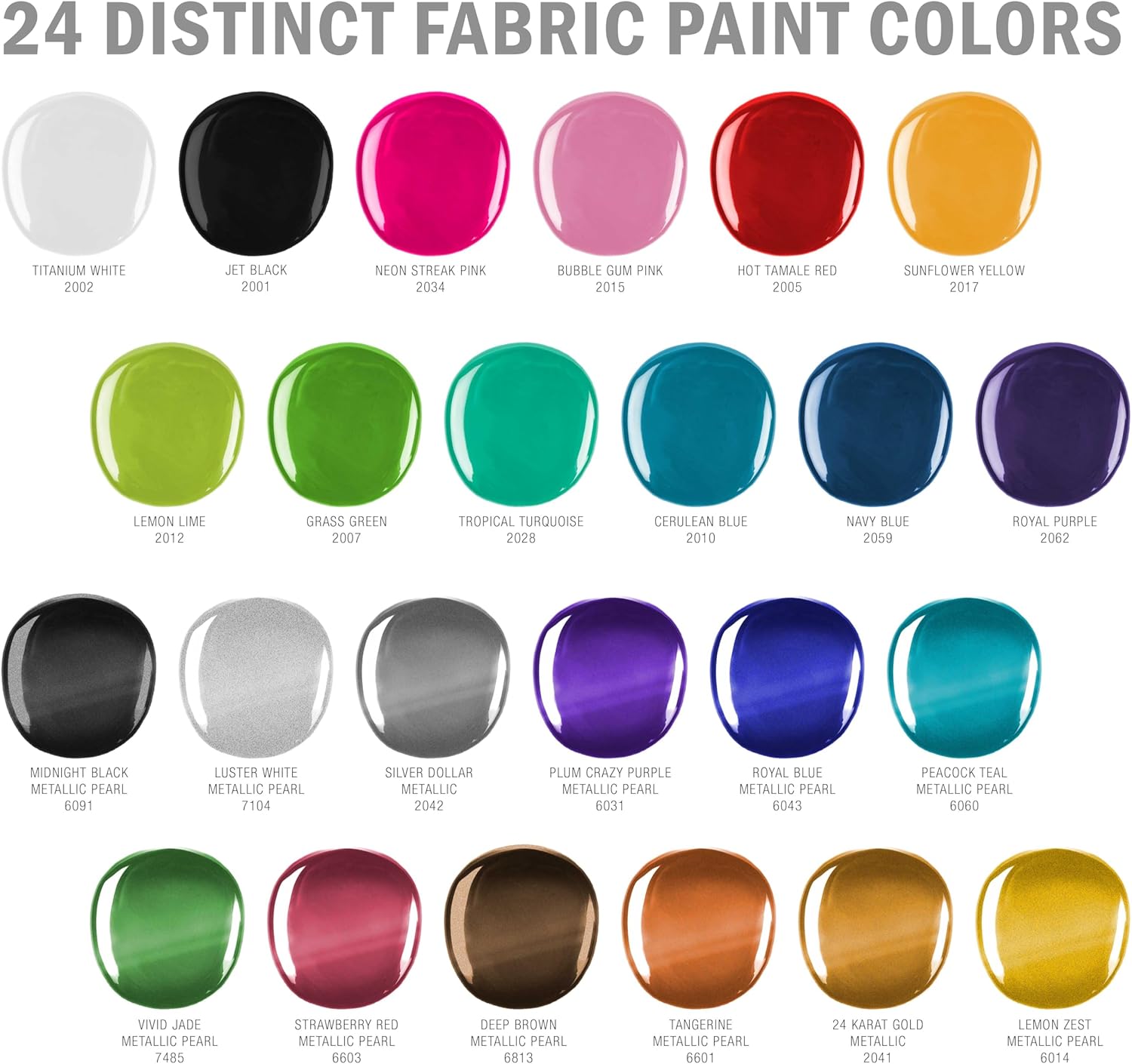 U.S Ar Suppl 2 Colo Permanen Acryli Fabri Pain Set 2oz wit Brushe Textil Paint fo Clothes Denim Canvas Upholster Furnitur Permanen Fabri Paints