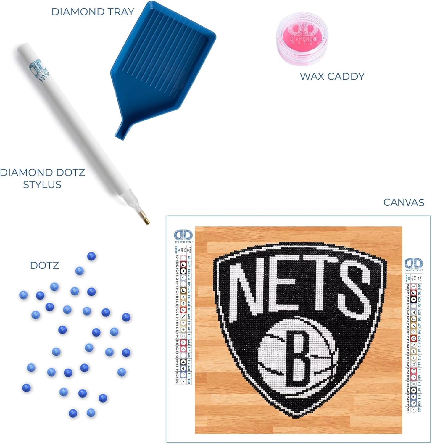 DIAMON DOT NB Brookly Net Basketbal Diamon Paintin Kit fo Adult Diamon Ar Kit Relaxin Creativ Craf Ki wit Dot Gem 12.6inchx12.6inch