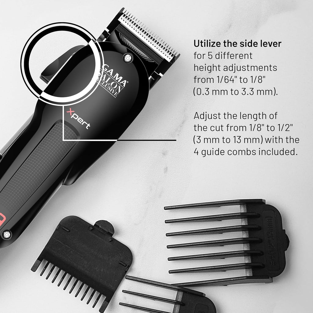 GA.M Magneti Clippe Pr Xpert High-Performanc Motor DL F-Wedg Blade Adjustabl Tape Lever Combs