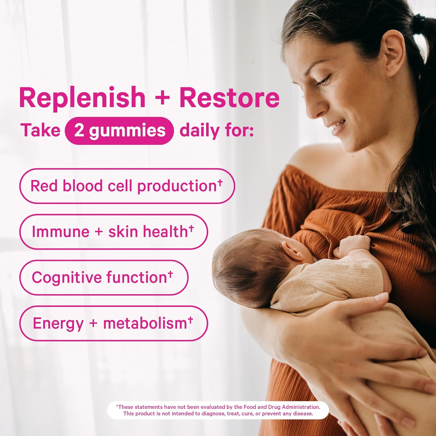 Pin Stor Tota Postnata Vitami Gummie Multivitami fo Postpartu Recover an Lactatio Suppor Foli Acid B6 Vitami  Postpartu Essential 6 Gumm Vitamins