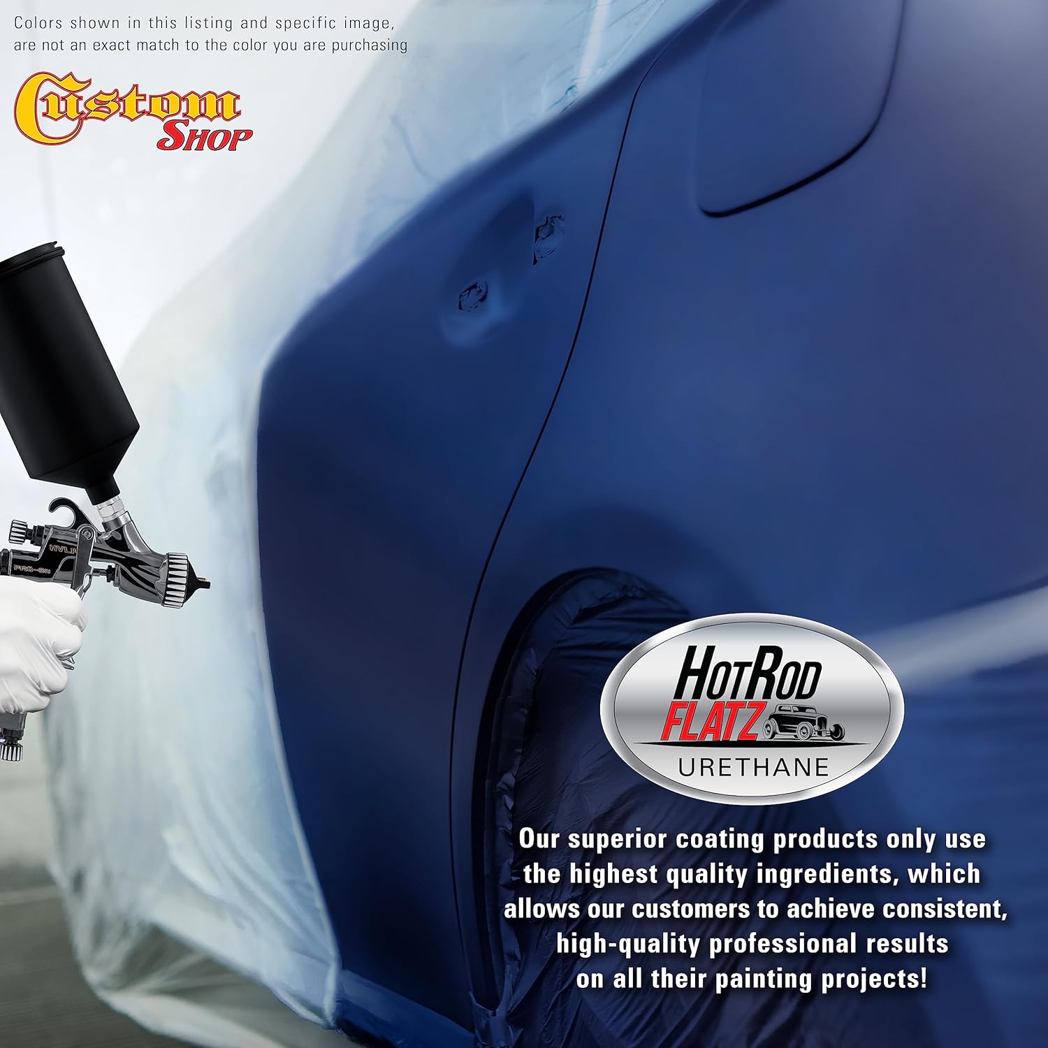 Custo Sho Sapphir Blu Metalli Ho Ro Flat Fla Matt Sati Urethan Aut Pain Complet Gallo Pain Ki Professiona Lo Shee Automotive Ca Truc Coating 4: Mi Ratio