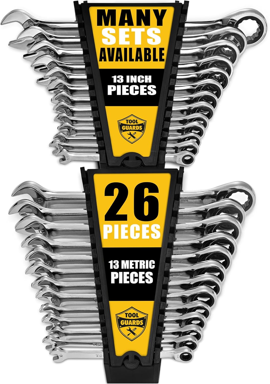 TOOLGUARDS 18mm Wrench - Ratcheting Wrench - Slim Profile - Ratchet Wrench - 100% Lifetime Satisfaction Guarantee