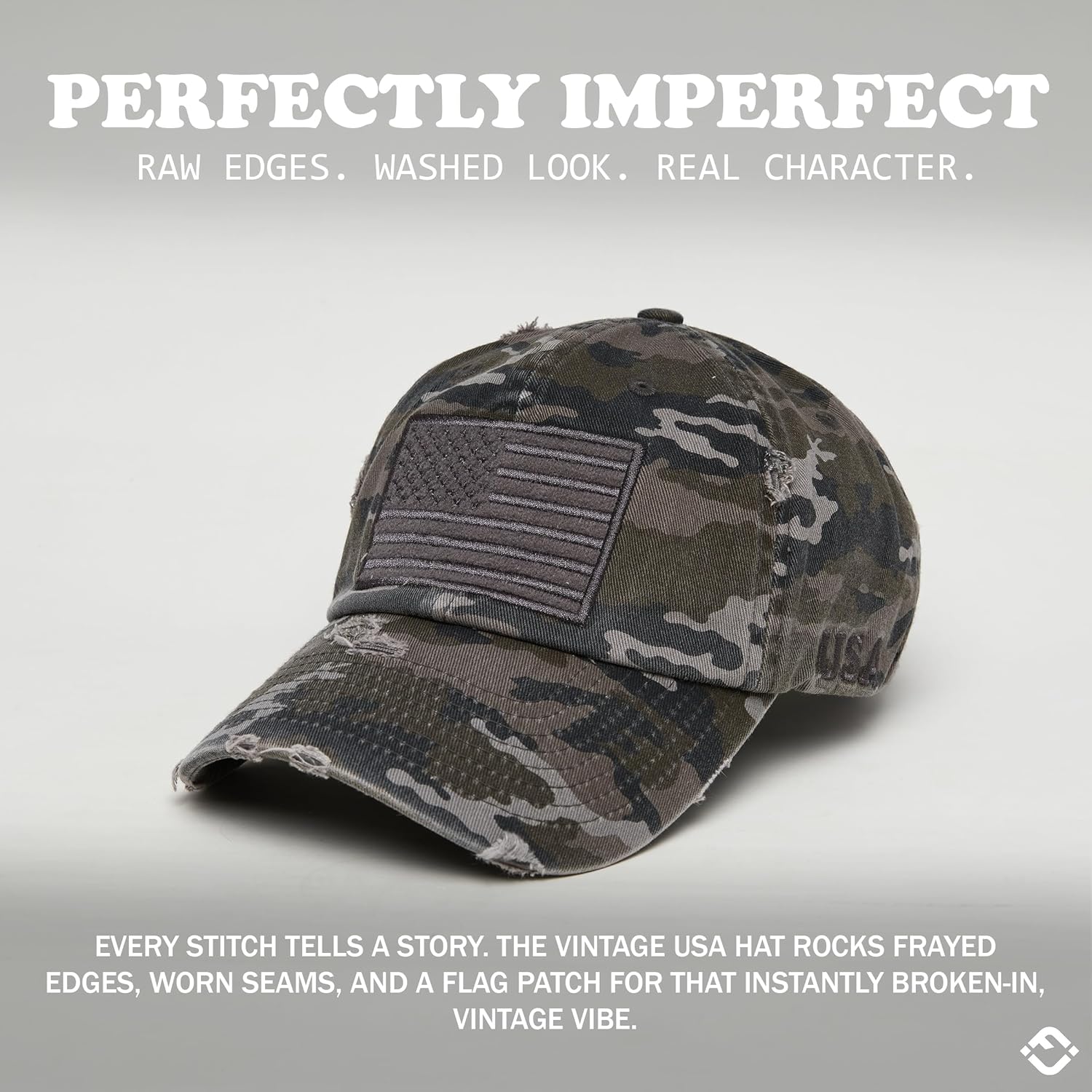 Funky Junque Distressed Vintage Baseball Cap - Embroidered Patch Women's Hat - Holiday, Lifestyle Patriotic Designs