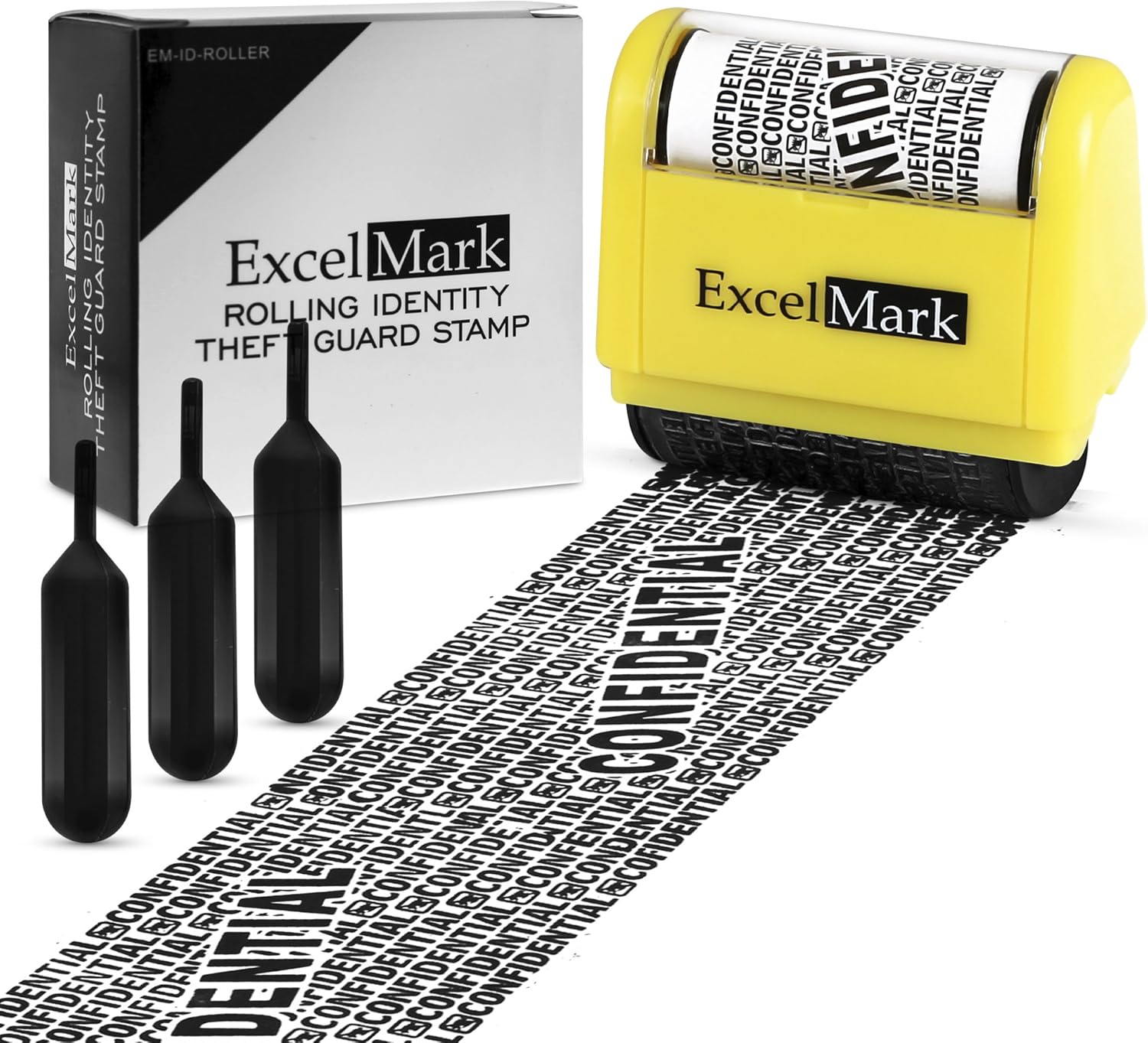 ExcelMar Rollin Identit Thef Guar Stam (I Thef Stam wit Refil Ink)