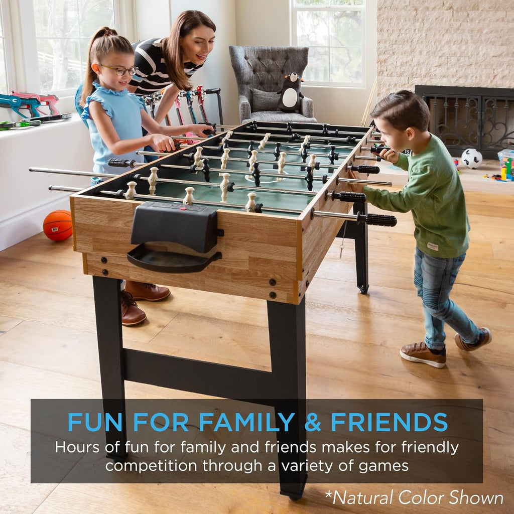 Best Choice Products 2x4ft 10-in-1 Combo Game Table Set for Home, Game Room, Friends & Family w/Hockey, Foosball, Pool, Shuffleboard, Ping Pong, Chess, Checkers, Bowling, and Backgammon