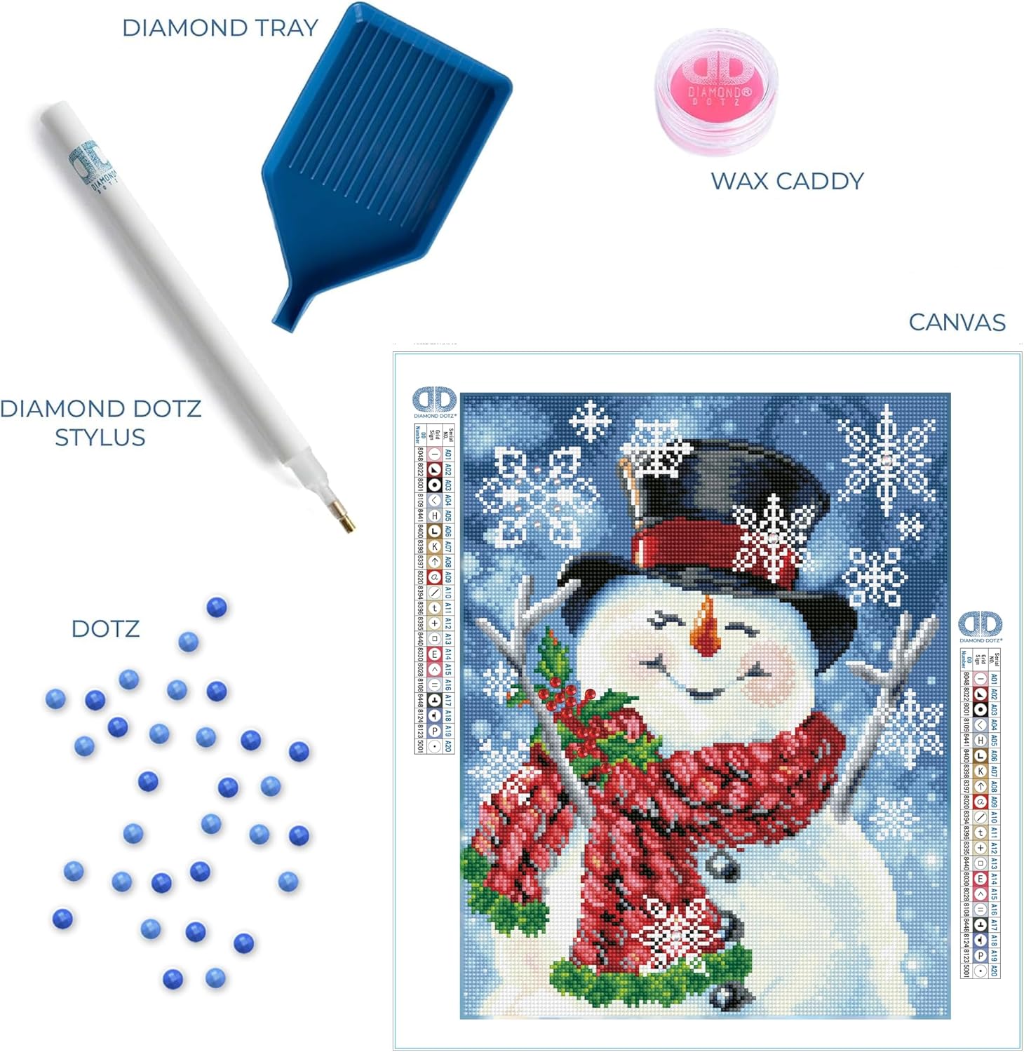 DIAMON DOT Joyfu Joll Snowma Diamon Paintin Kit fo Adult Diamon Ar Kit Relaxin Creativ Craf Ki wit Dot Gem 18x14